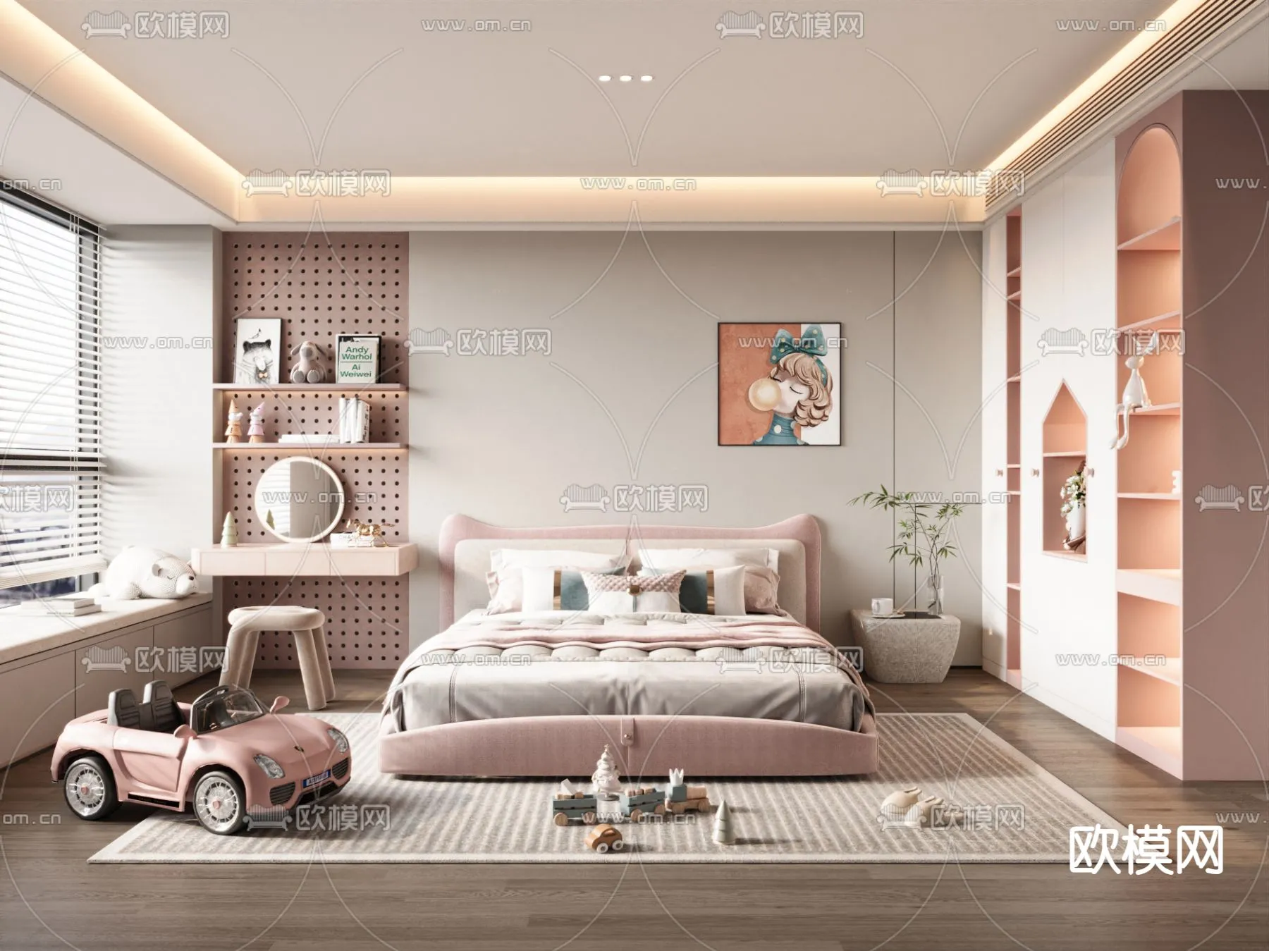 CHILDROOM SETS – CORONA – 3D MODEL – 2624