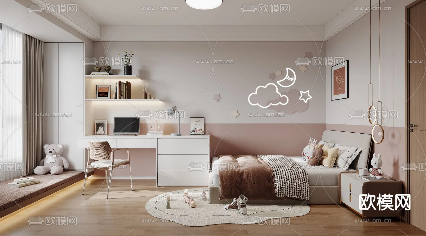 CHILDROOM SETS – CORONA – 3D MODEL – 2625