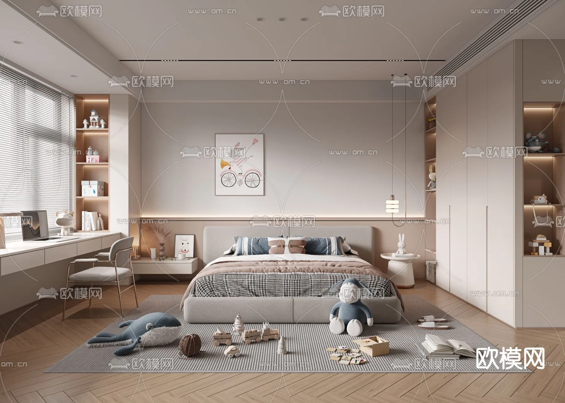 CHILDROOM SETS – CORONA – 3D MODEL – 2634