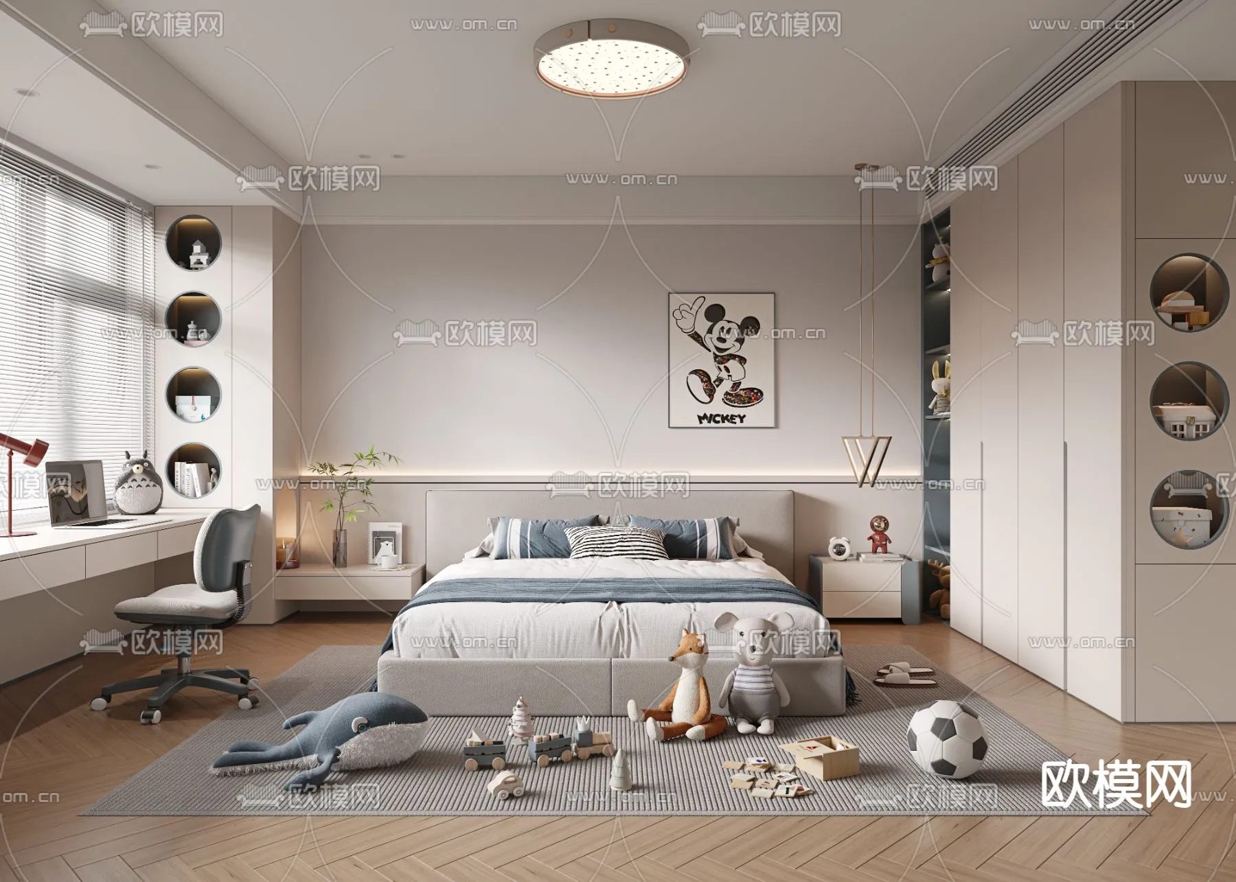 CHILDROOM SETS – CORONA – 3D MODEL – 2635