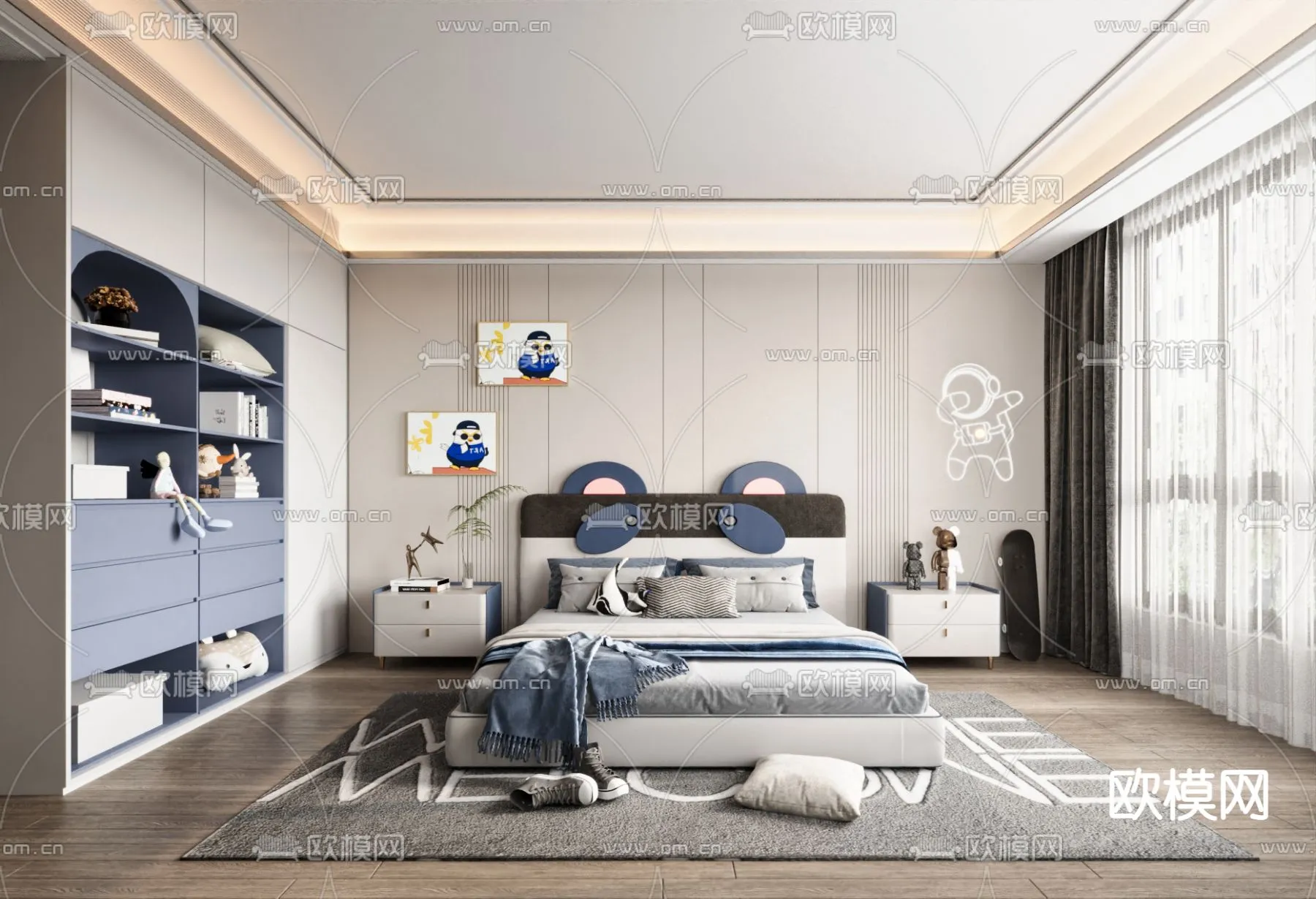 CHILDROOM SETS – CORONA – 3D MODEL – 2637