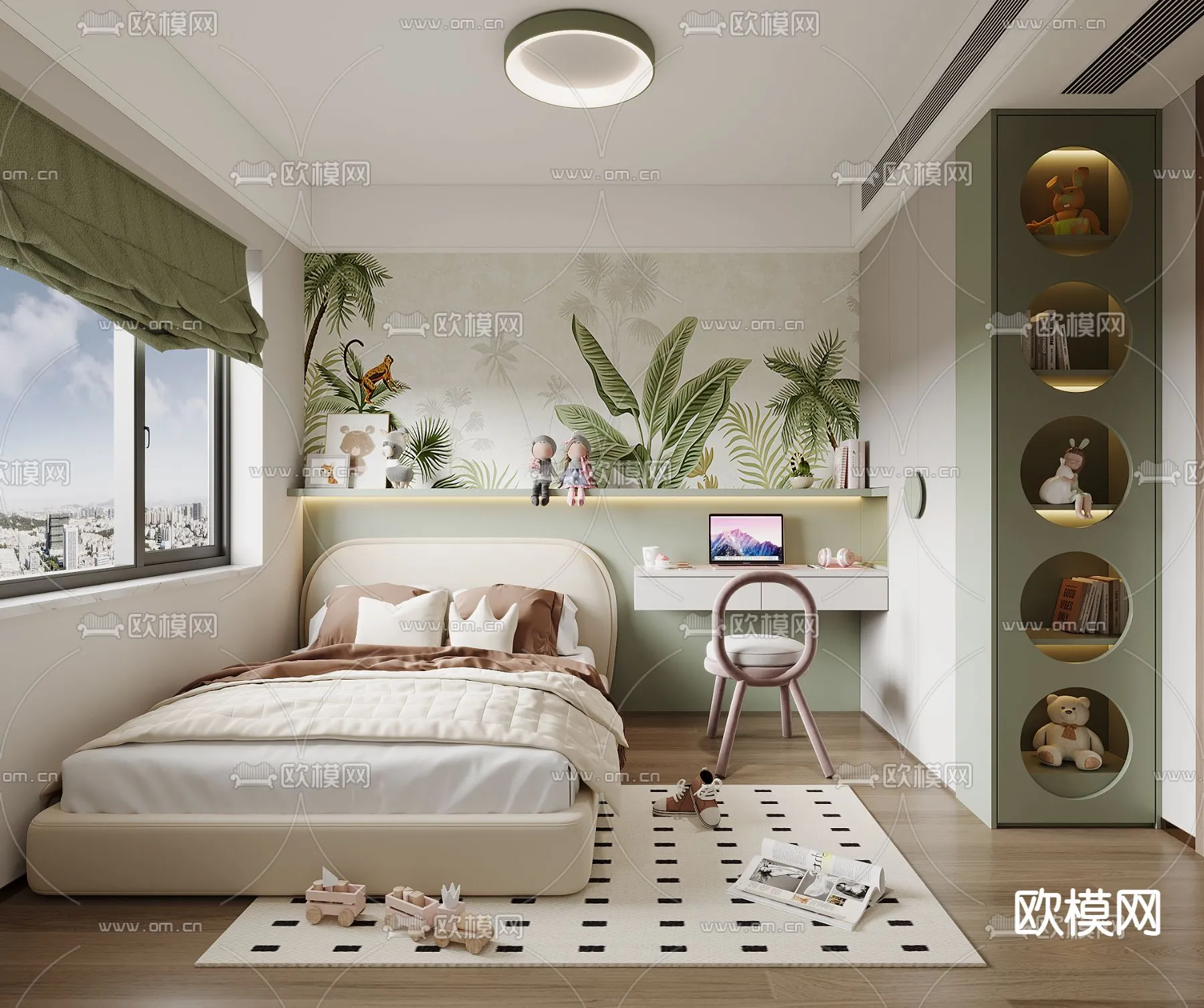 CHILDROOM SETS – CORONA – 3D MODEL – 2643