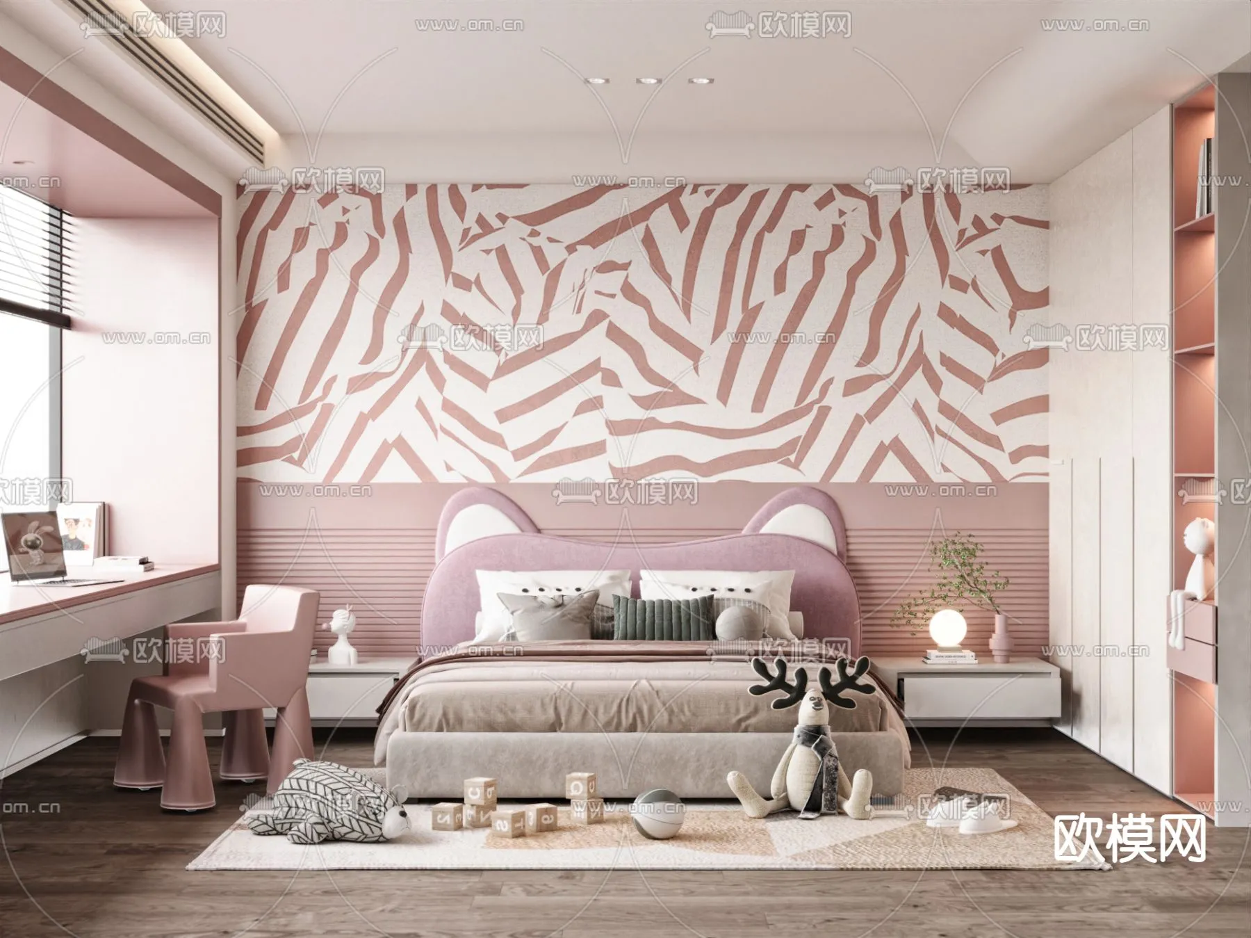 CHILDROOM SETS – CORONA – 3D MODEL – 2644