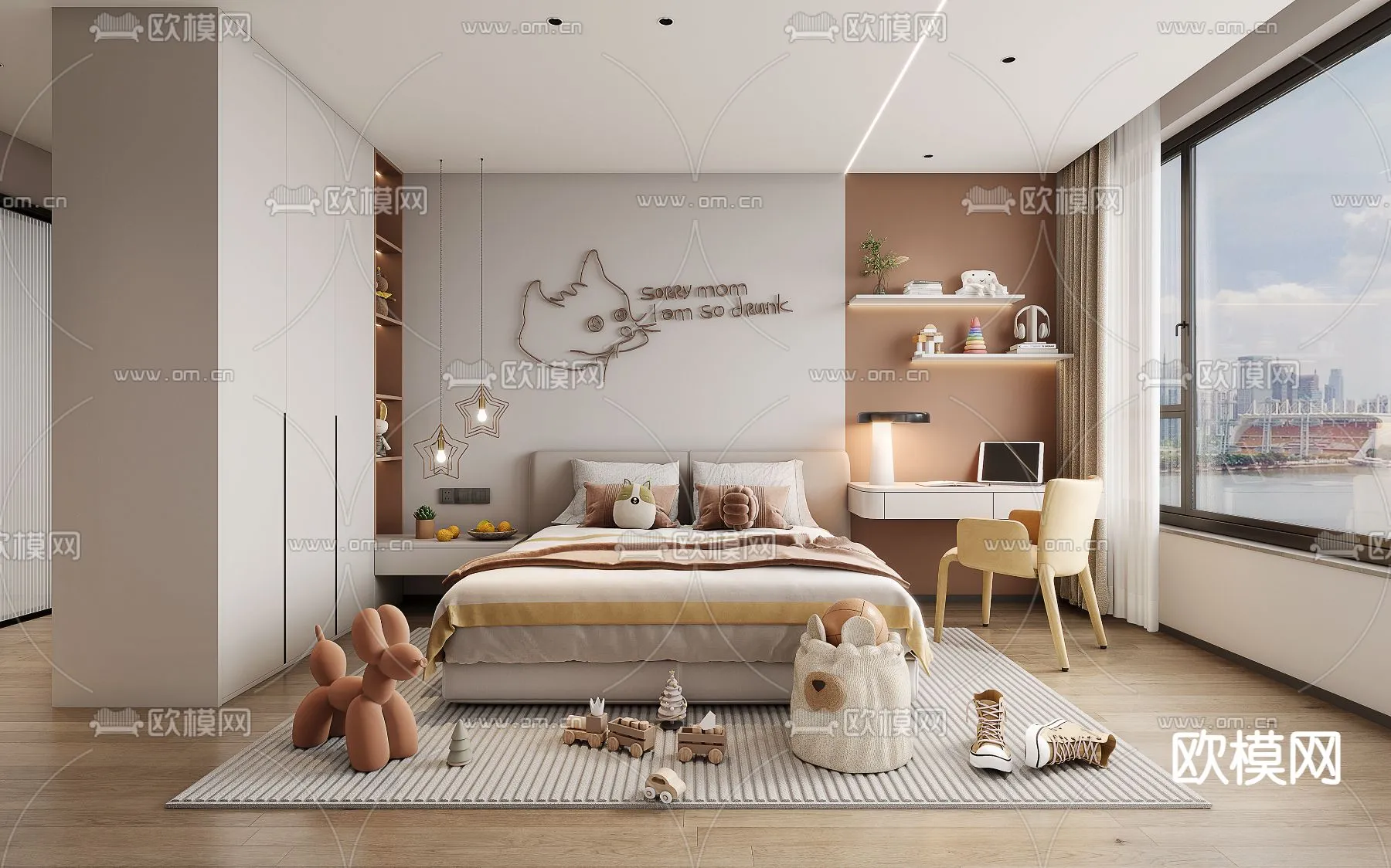 CHILDROOM SETS – CORONA – 3D MODEL – 2649
