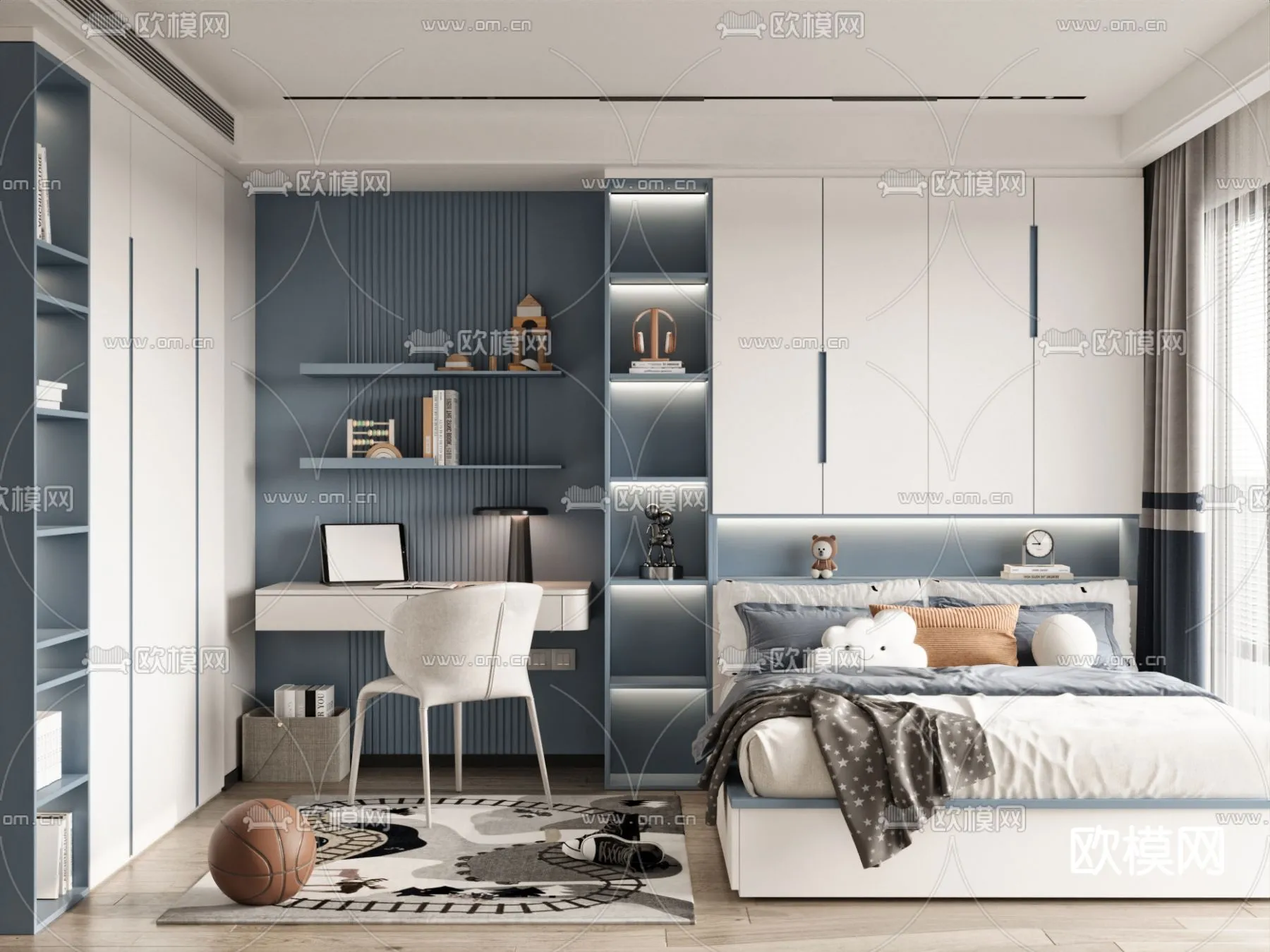 CHILDROOM SETS – CORONA – 3D MODEL – 2661