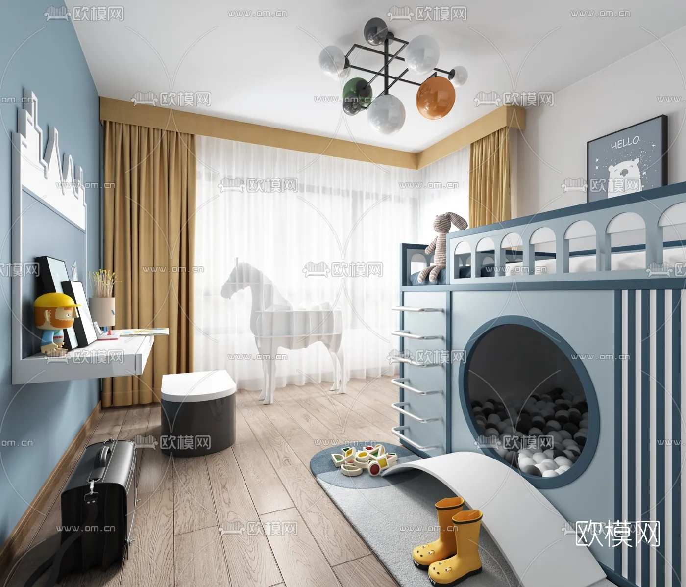 CHILDROOM SETS – VRAY / CORONA – 3D MODEL – 2569 CHILDROOM SETS – VRAY / CORONA – 3D MODEL – 2569