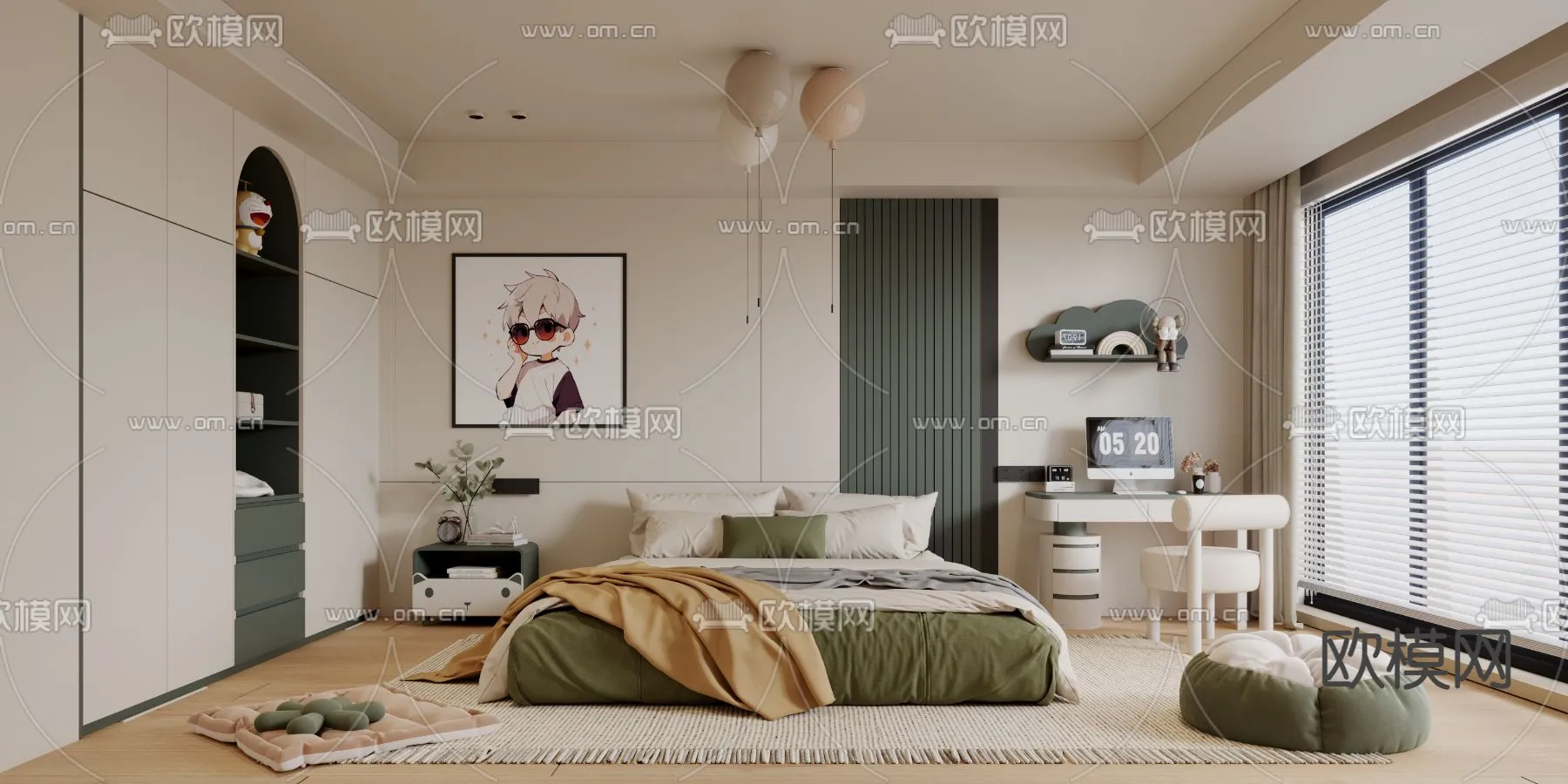 CHILDROOM SETS – VRAY / CORONA – 3D MODEL – 2575 CHILDROOM SETS – VRAY / CORONA – 3D MODEL – 2575