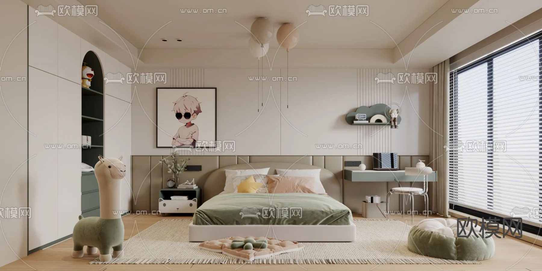 CHILDROOM SETS – VRAY / CORONA – 3D MODEL – 2576 CHILDROOM SETS – VRAY / CORONA – 3D MODEL – 2576