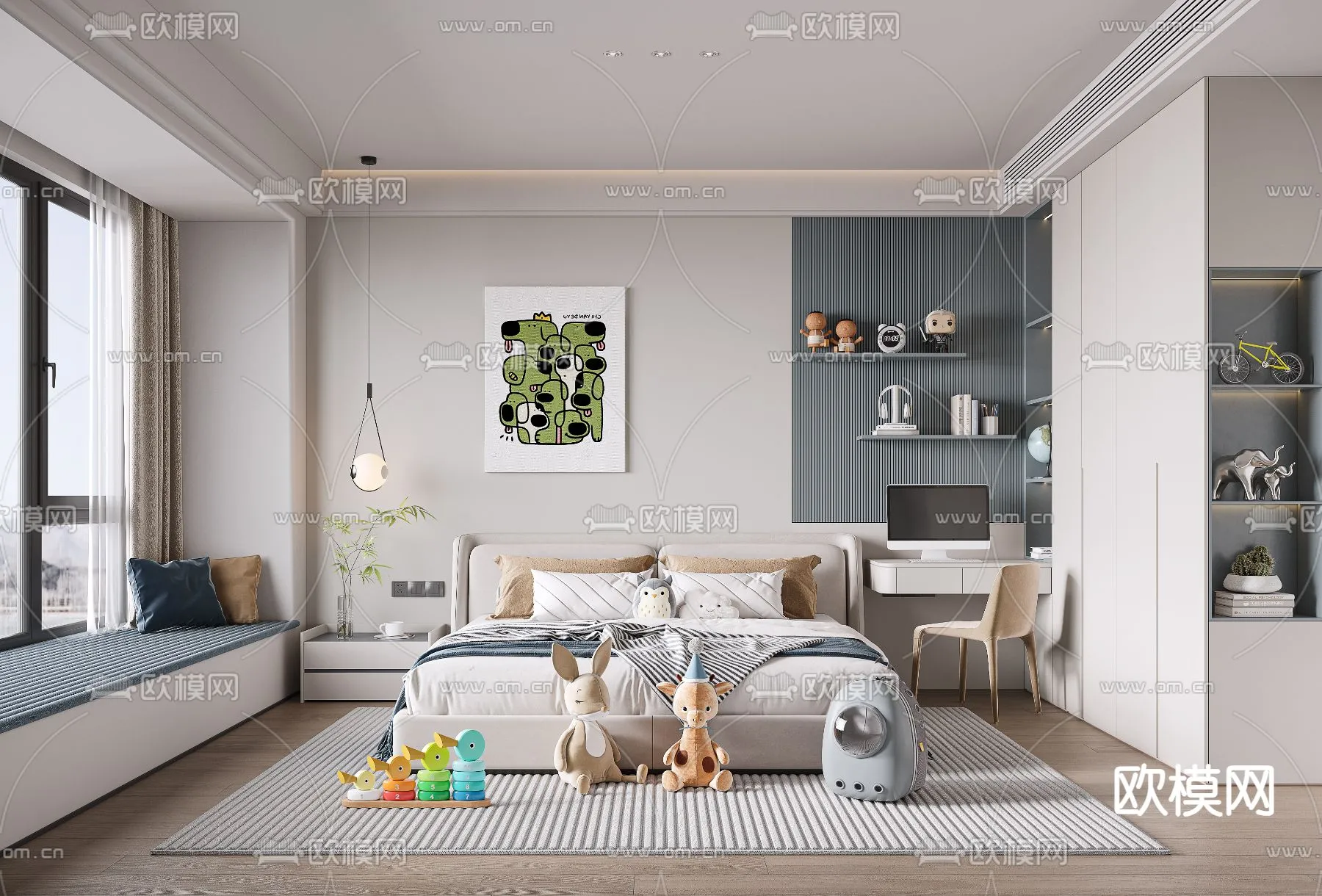 CHILDROOM SETS – VRAY / CORONA – 3D MODEL – 2587 CHILDROOM SETS – VRAY / CORONA – 3D MODEL – 2587