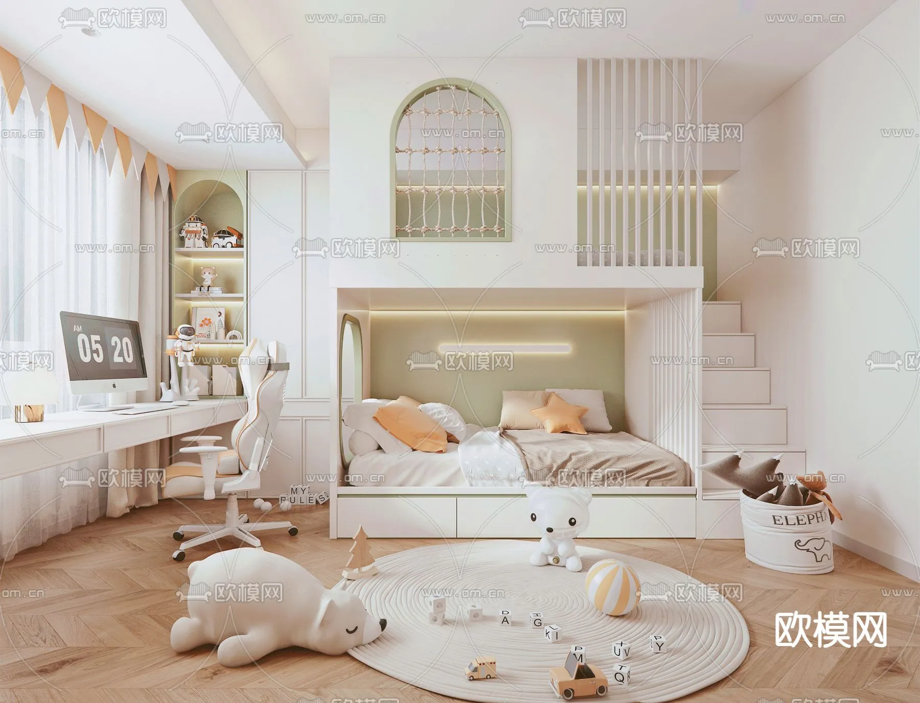 CHILDROOM SETS – VRAY / CORONA – 3D MODEL – 2590 CHILDROOM SETS – VRAY / CORONA – 3D MODEL – 2590