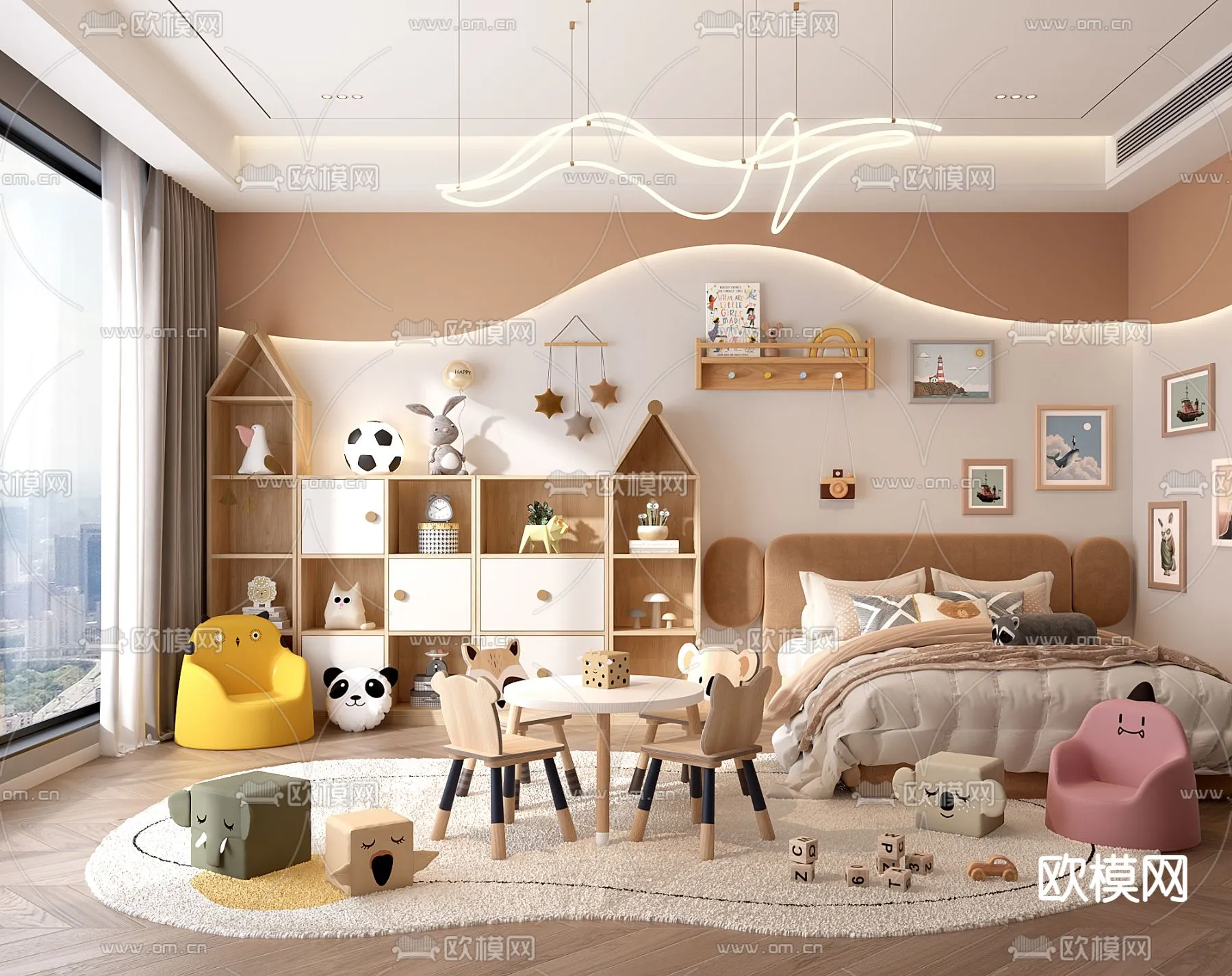 CHILDROOM SETS – VRAY / CORONA – 3D MODEL – 2611 CHILDROOM SETS – VRAY / CORONA – 3D MODEL – 2611