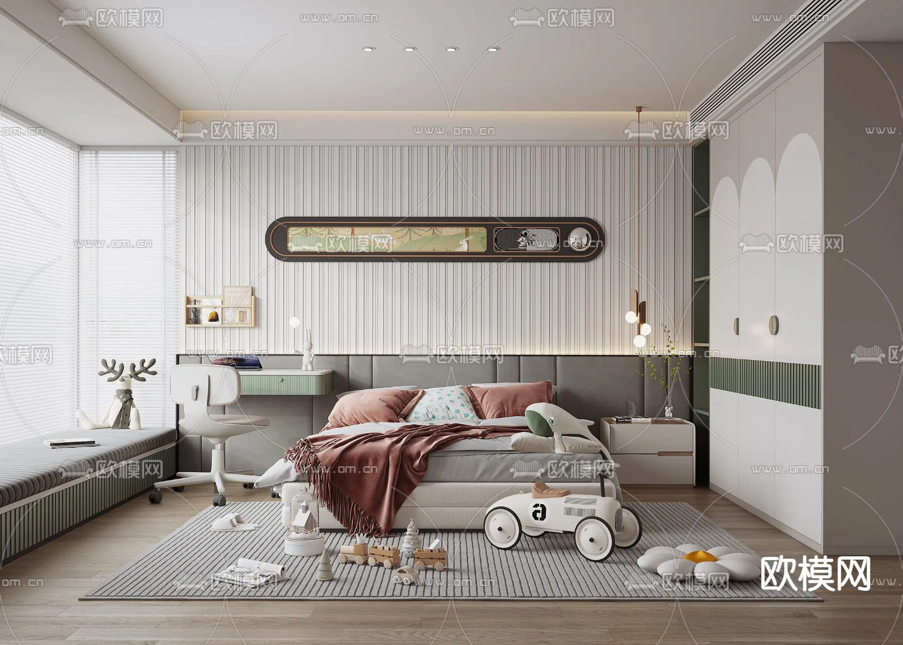 CHILDROOM SETS – VRAY / CORONA – 3D MODEL – 2642