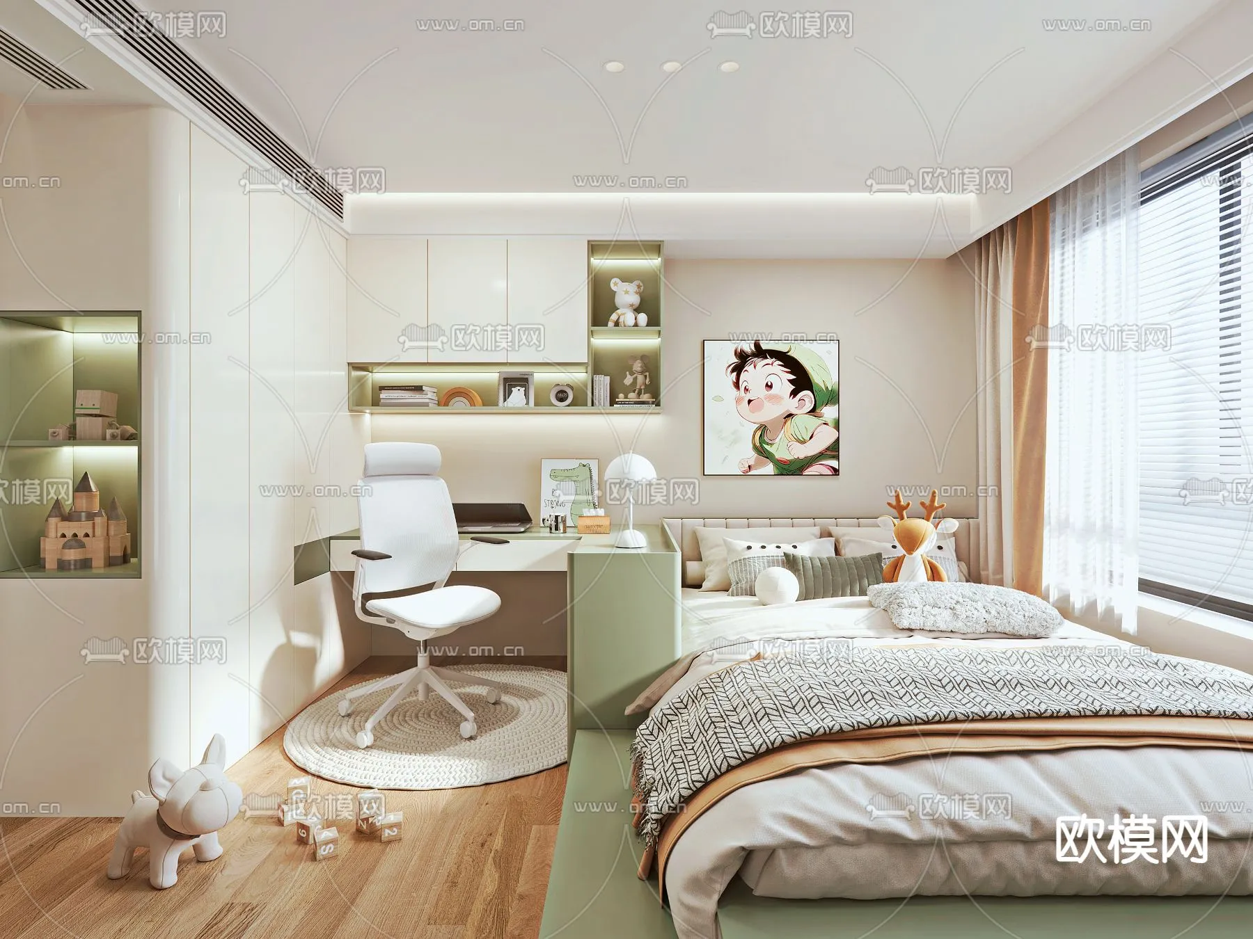 CHILDROOM SETS – VRAY / CORONA – 3D MODEL – 2655