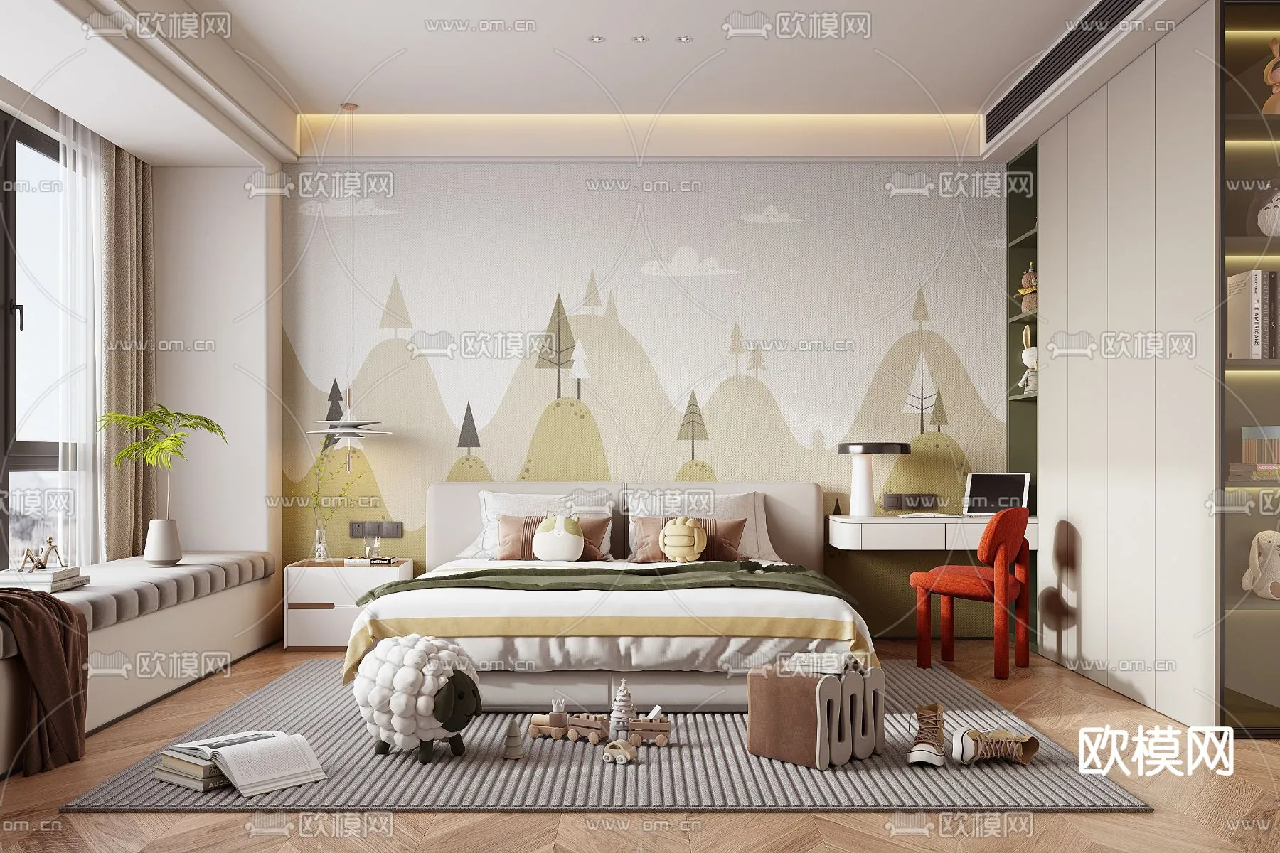 CHILDROOM SETS – VRAY / CORONA – 3D MODEL – 2664