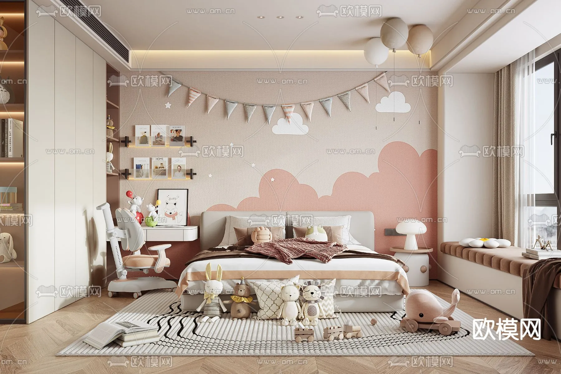 CHILDROOM SETS – VRAY / CORONA – 3D MODEL – 2675
