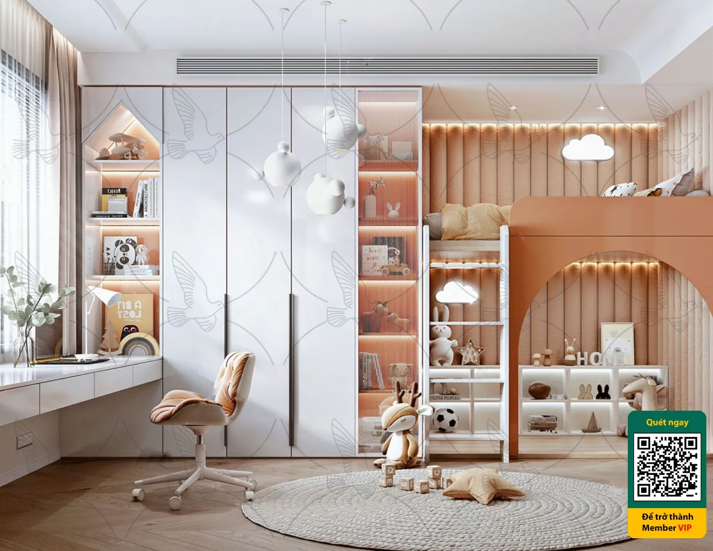 CHILDROOM SETS – VRAY / CORONA – 3D MODEL – 4089