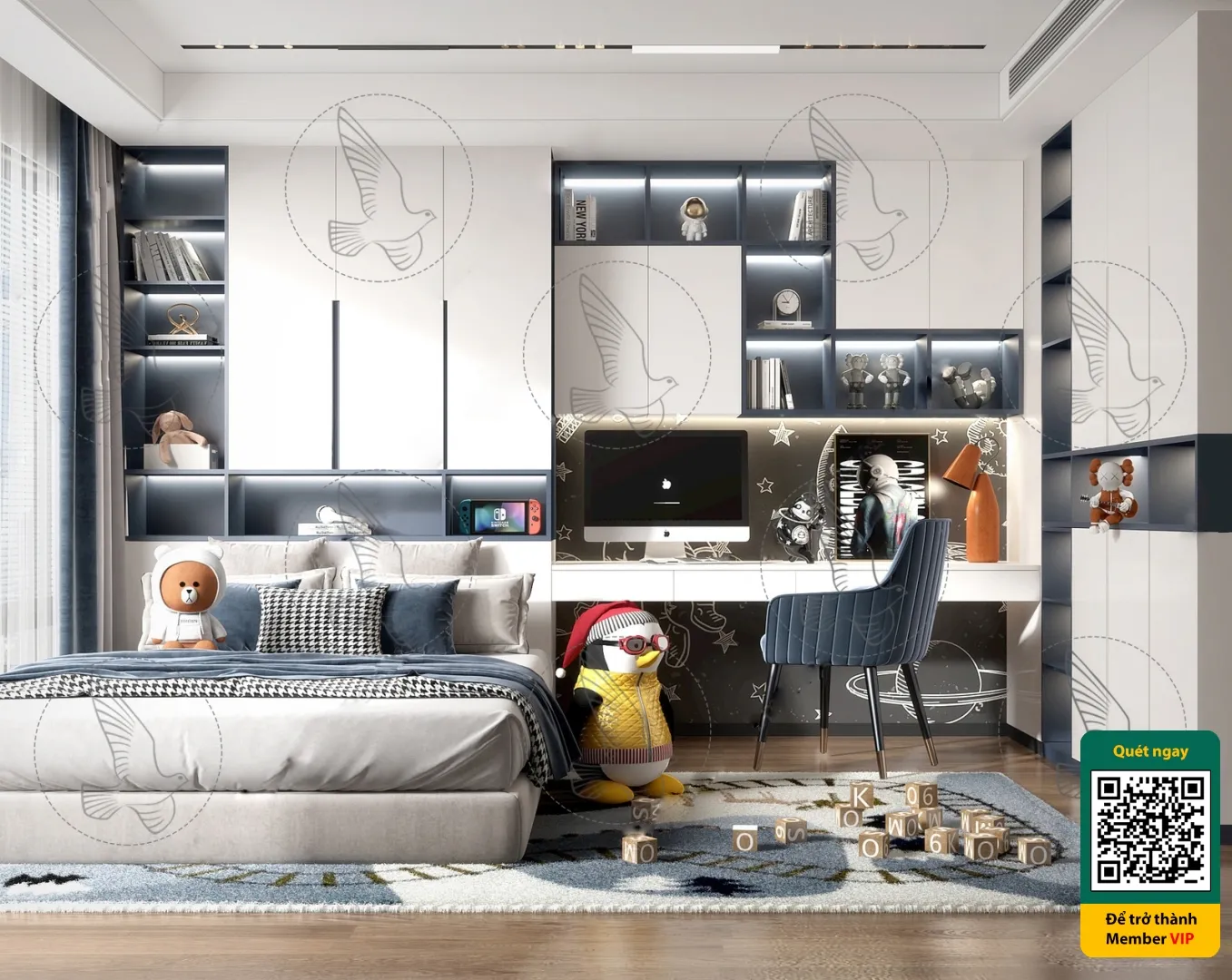 CHILDROOM SETS – VRAY / CORONA – 3D MODEL – 4106