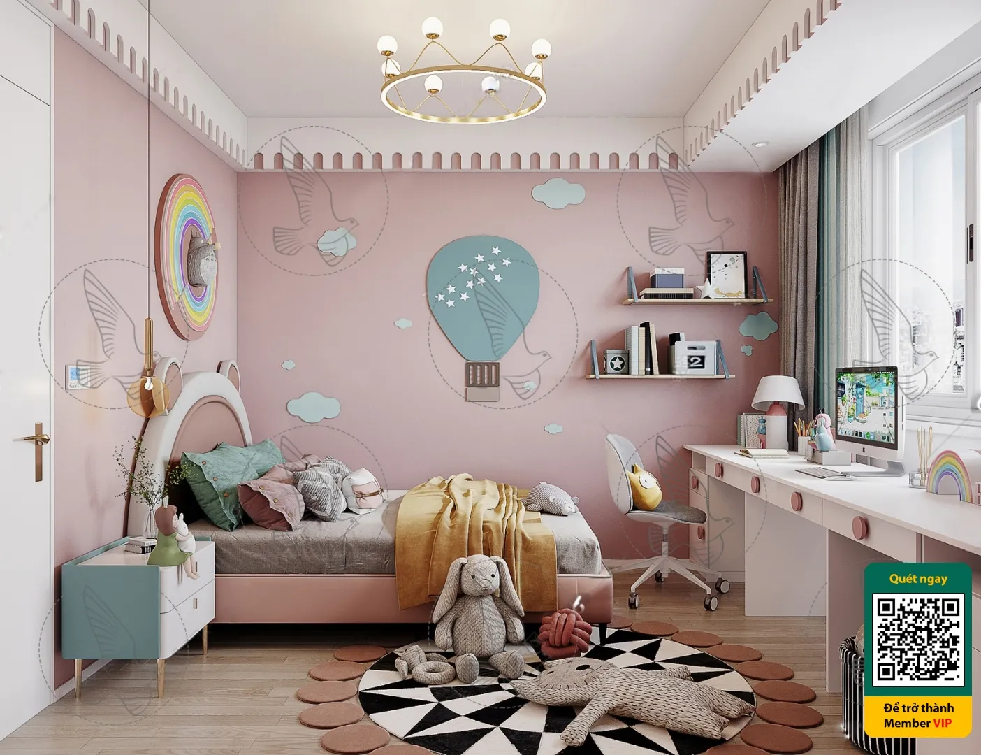 CHILDROOM SETS – VRAY / CORONA – 3D MODEL – 4107