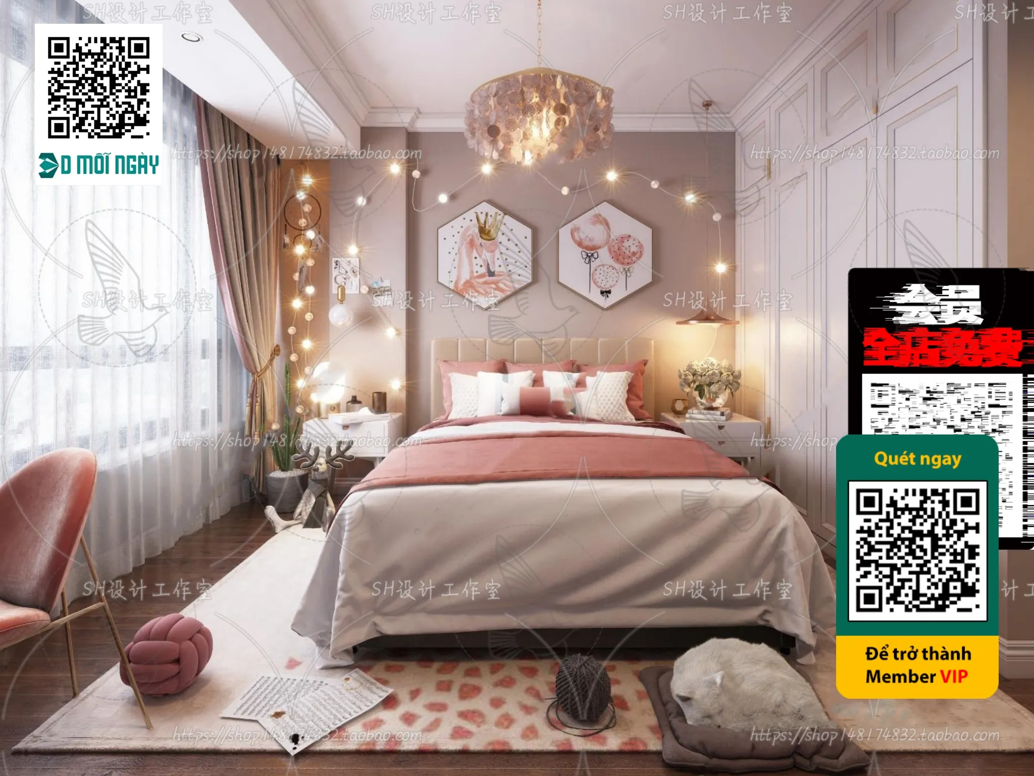 CHILDROOM SETS – VRAY / CORONA – 3D MODEL – 4658