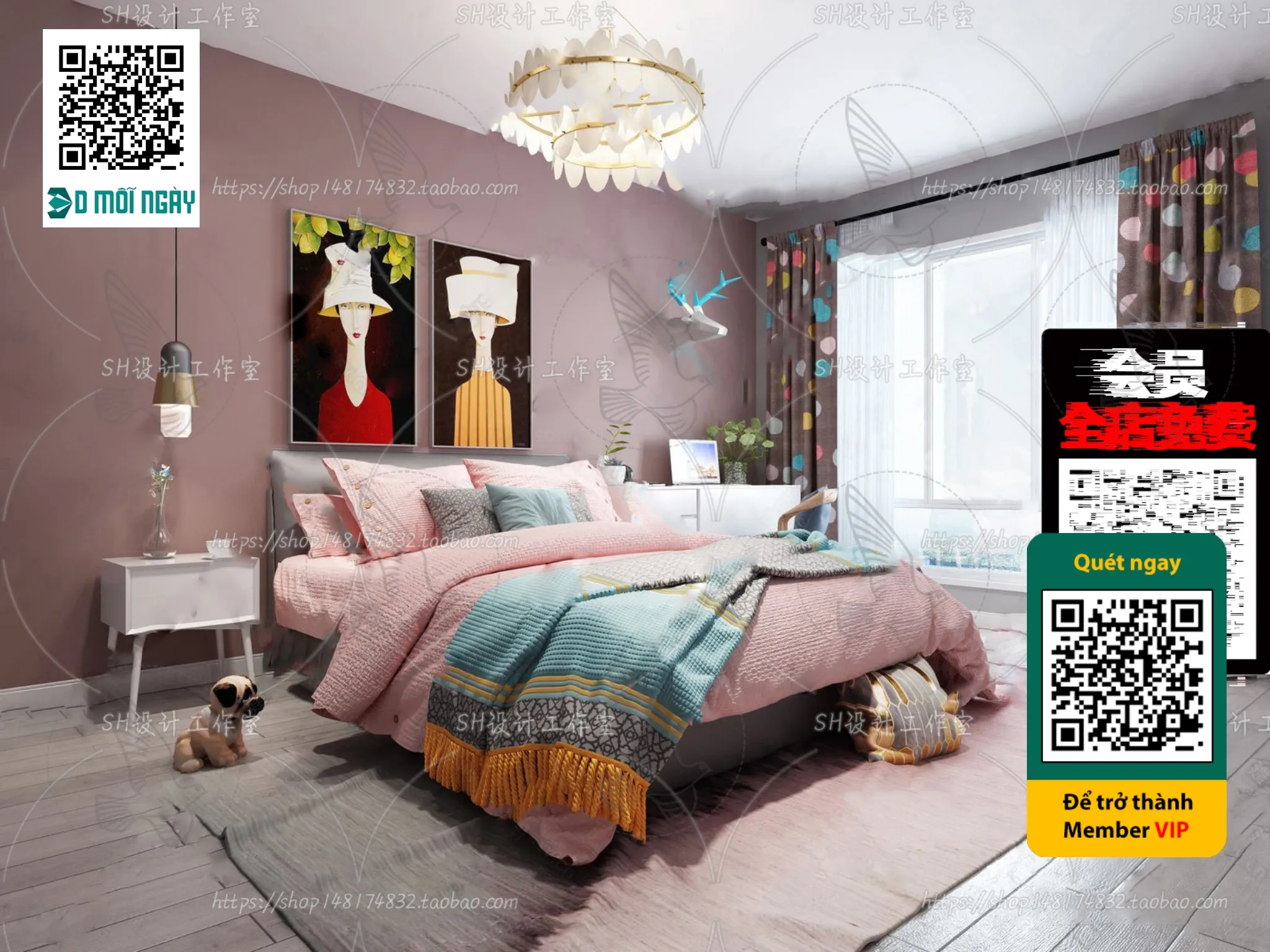 CHILDROOM SETS – VRAY / CORONA – 3D MODEL – 4667