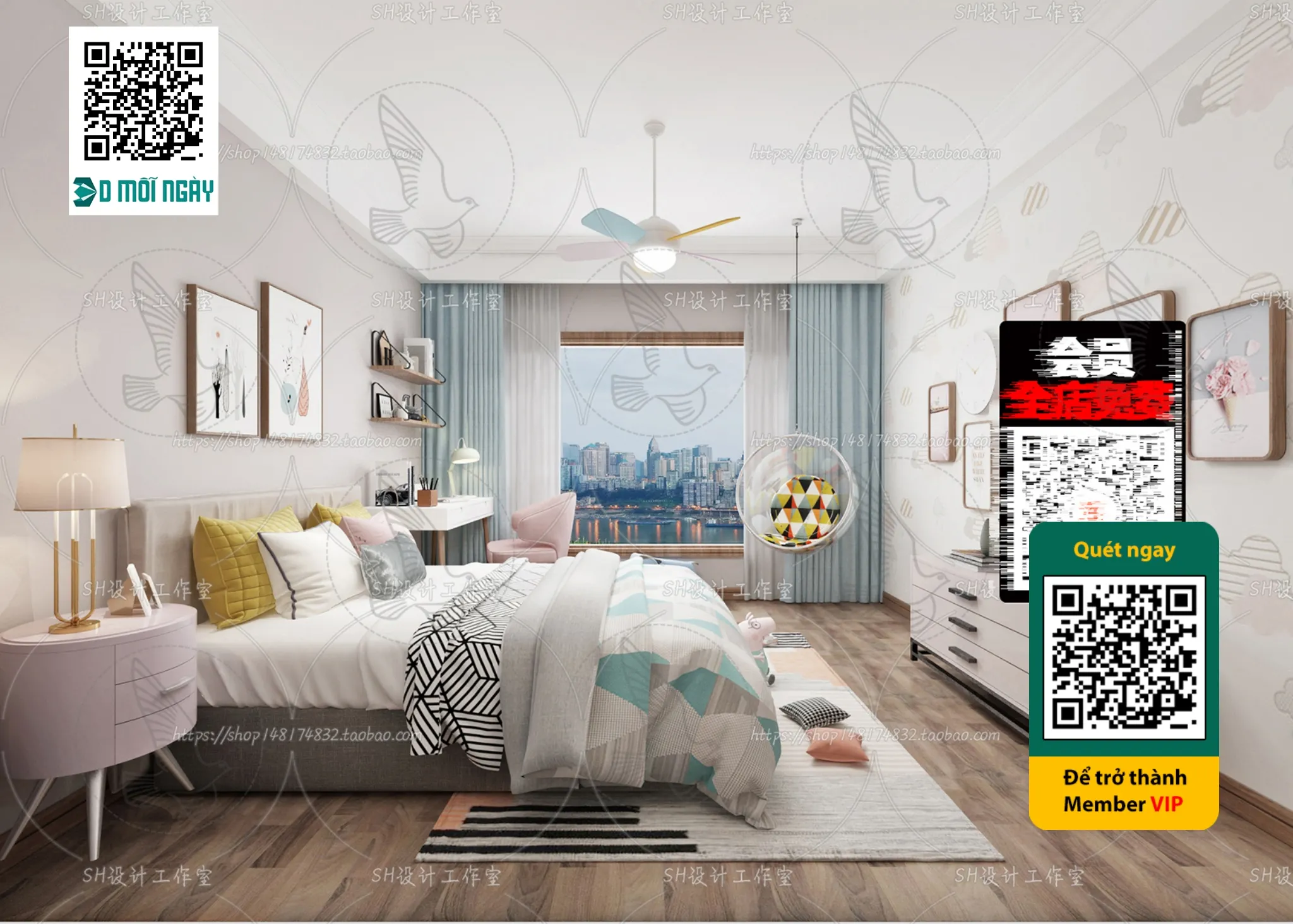 CHILDROOM SETS – VRAY / CORONA – 3D MODEL – 4673