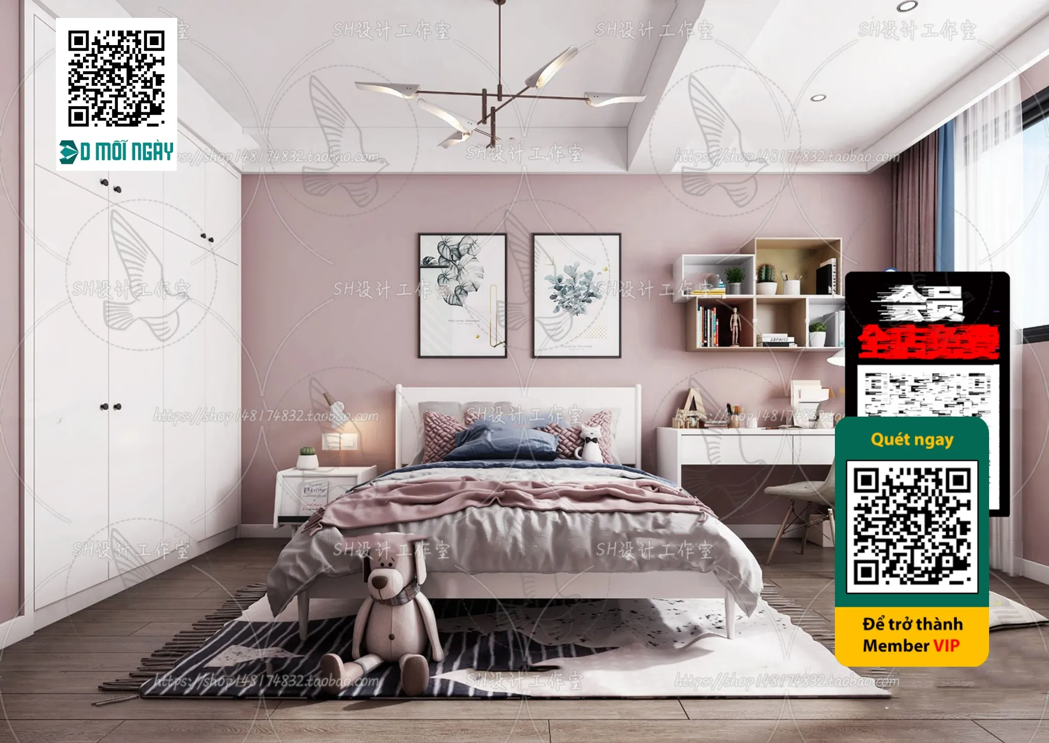 CHILDROOM SETS – VRAY / CORONA – 3D MODEL – 4682