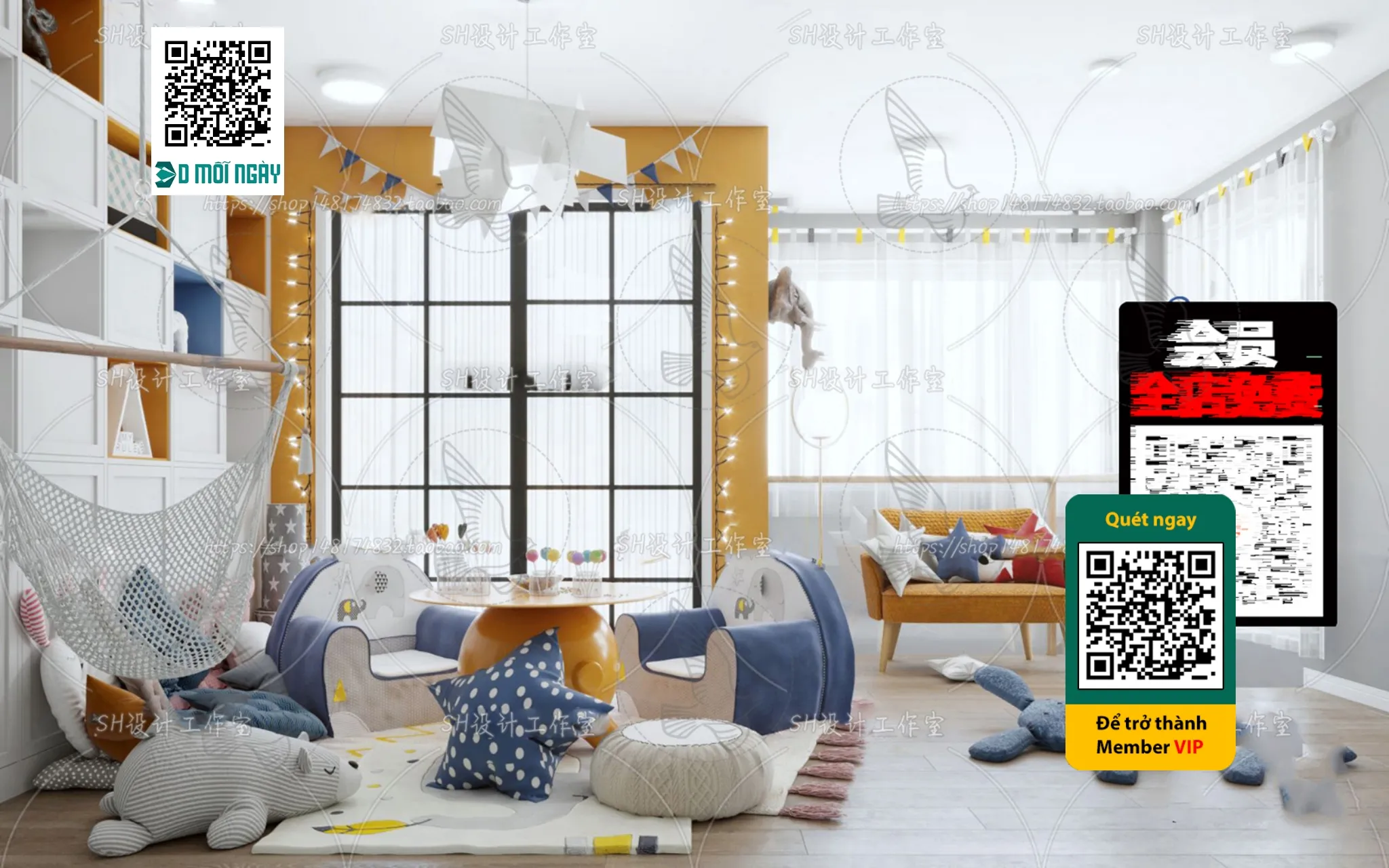 CHILDROOM SETS – VRAY / CORONA – 3D MODEL – 4685