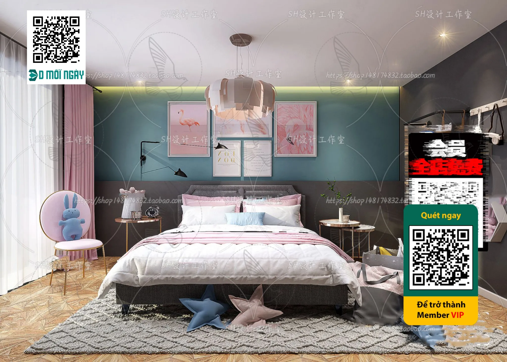 CHILDROOM SETS – VRAY / CORONA – 3D MODEL – 4688