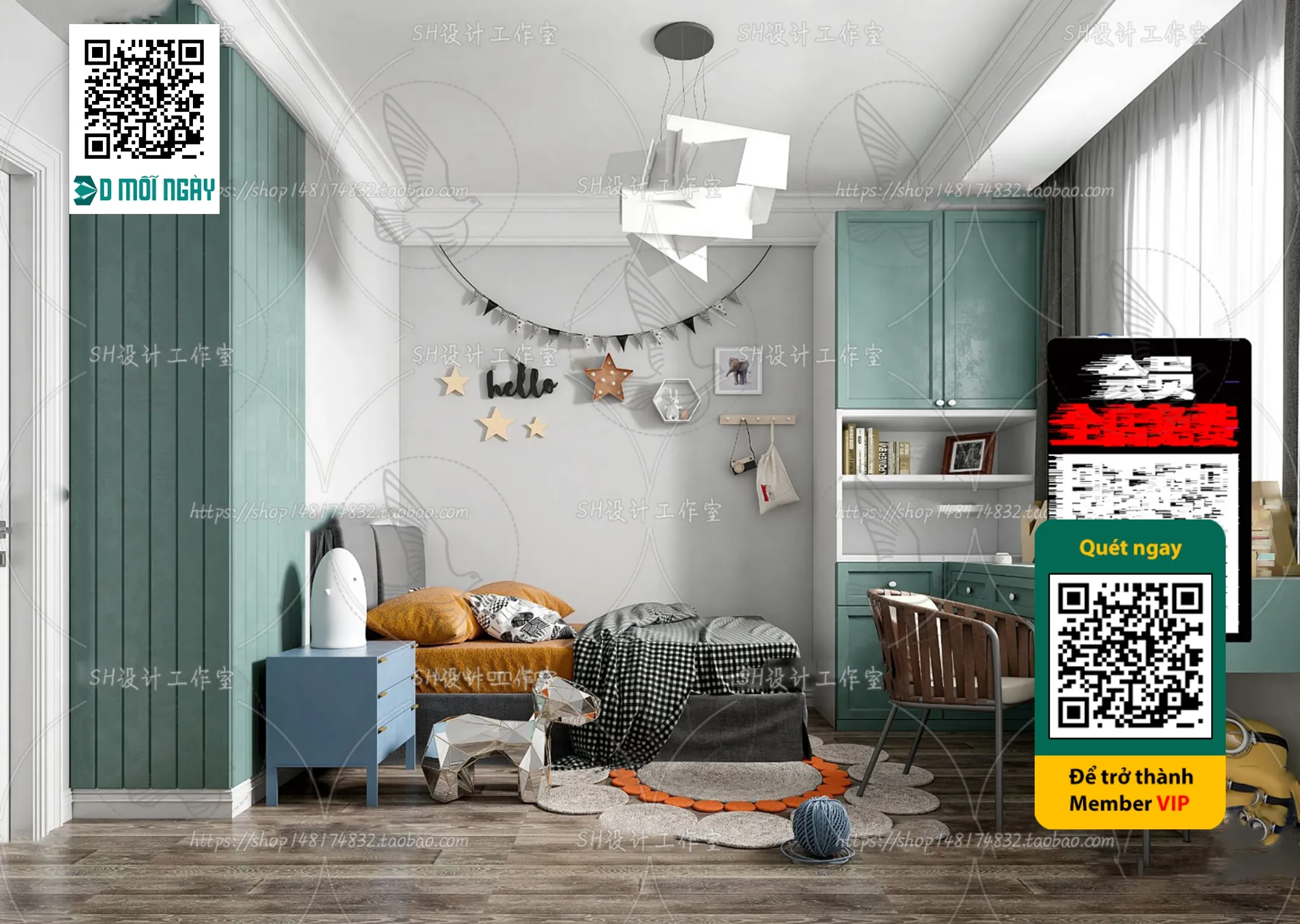 CHILDROOM SETS – VRAY / CORONA – 3D MODEL – 4690