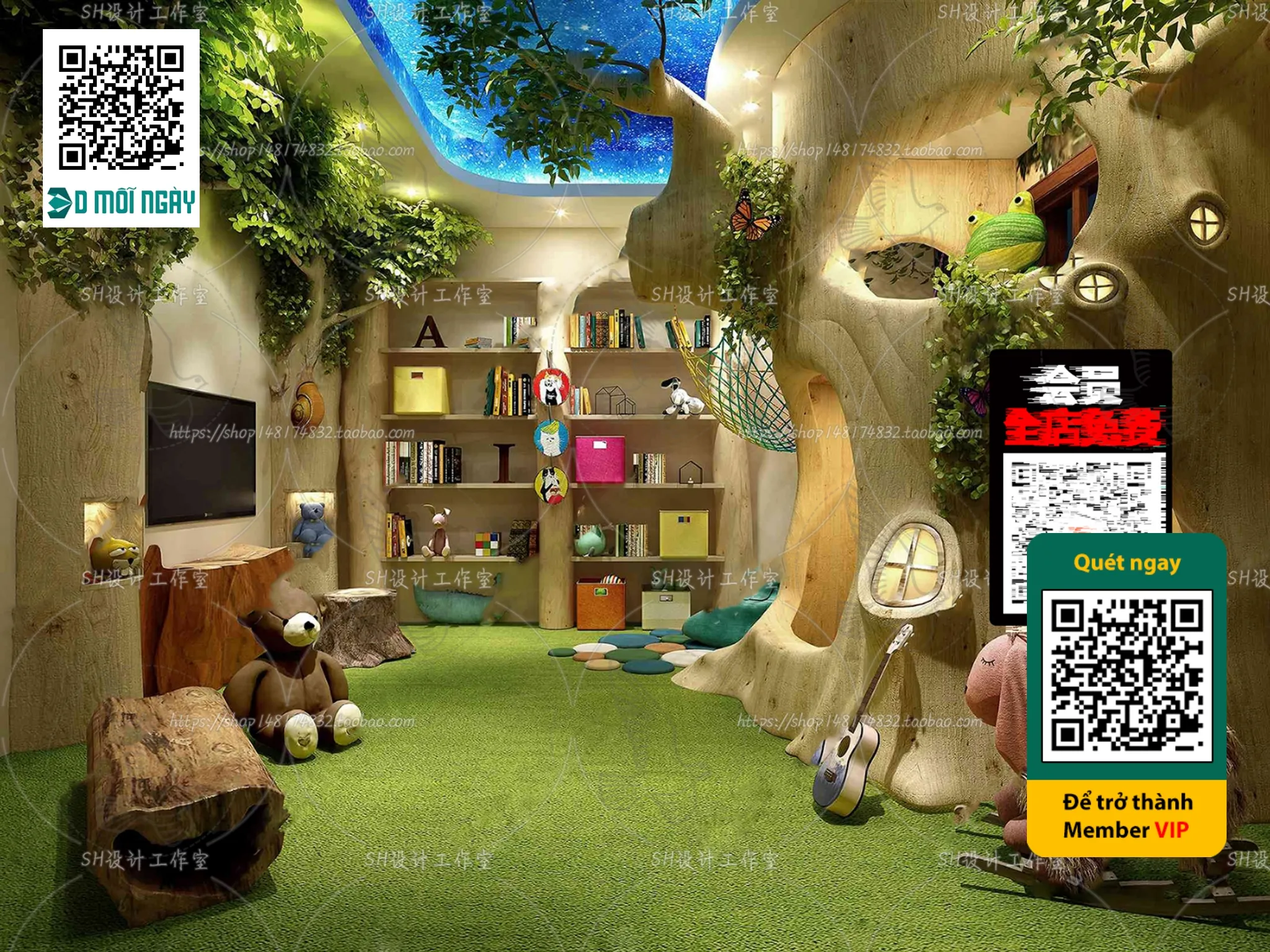 CHILDROOM SETS – VRAY / CORONA – 3D MODEL – 4713