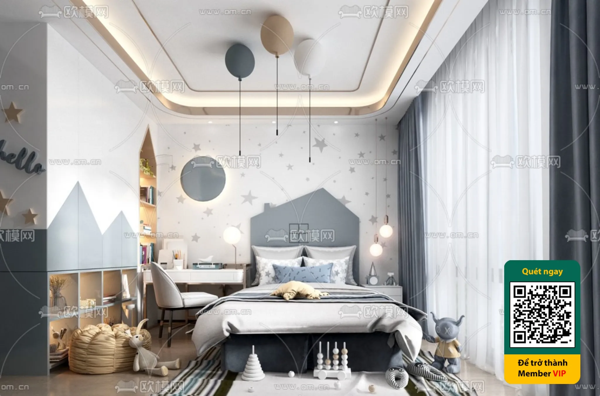 CHILDROOM SETS – VRAY / CORONA – 3D MODEL – 5414