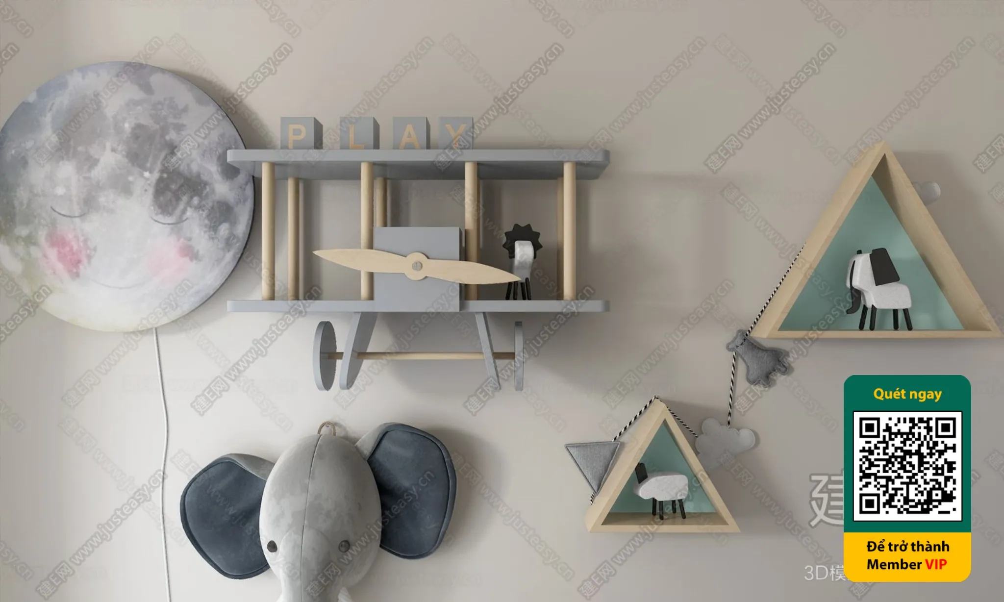 CHILDROOM SETS – VRAY / CORONA – 3D MODEL – 5417