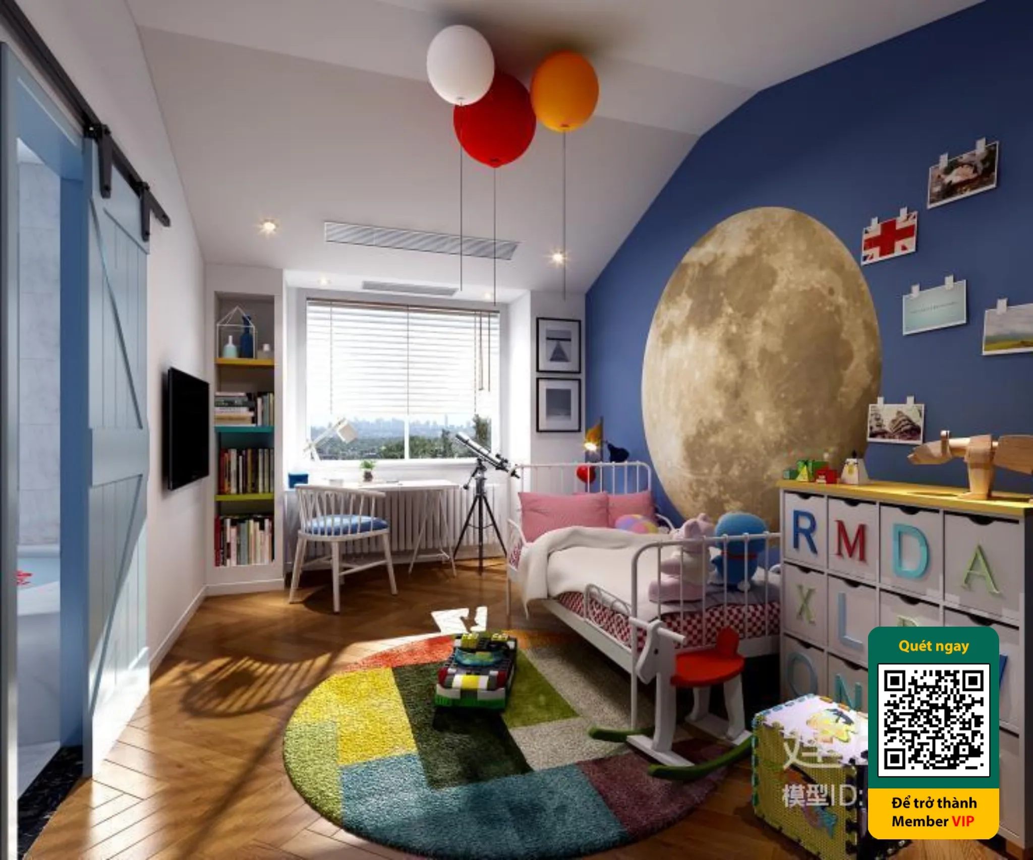 CHILDROOM SETS – VRAY / CORONA – 3D MODEL – 5418