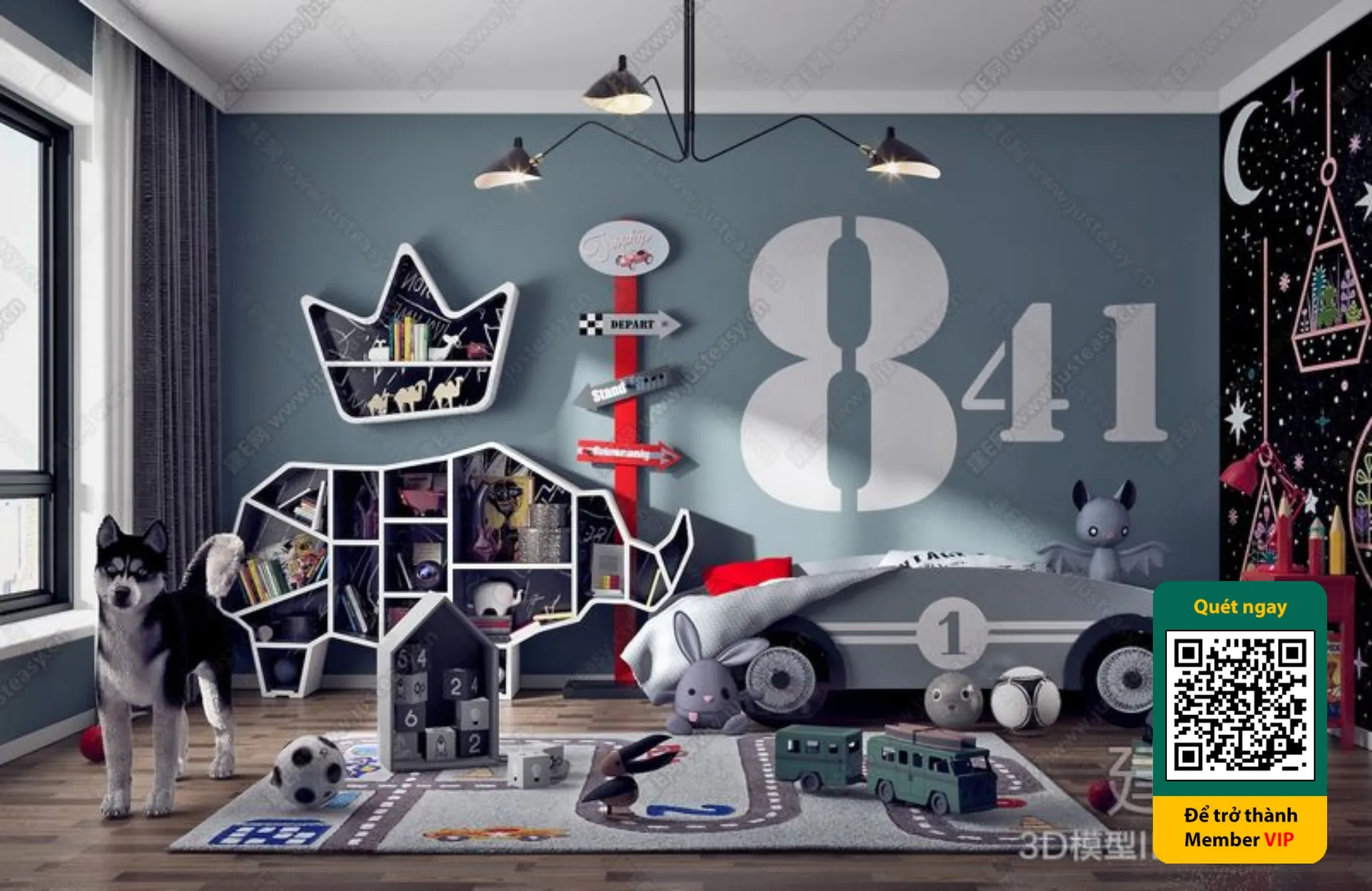 CHILDROOM SETS – VRAY / CORONA – 3D MODEL – 5423