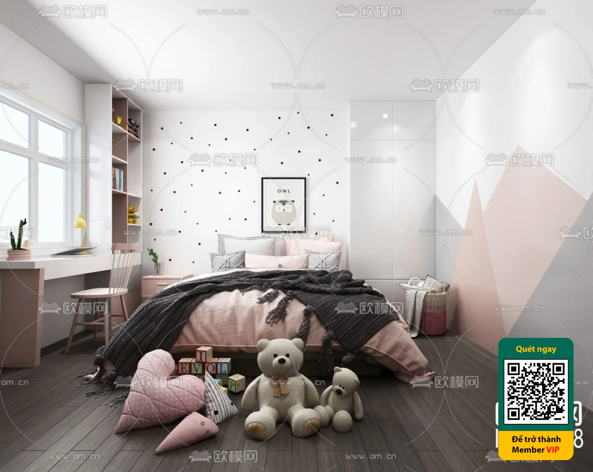 CHILDROOM SETS – VRAY / CORONA – 3D MODEL – 5426