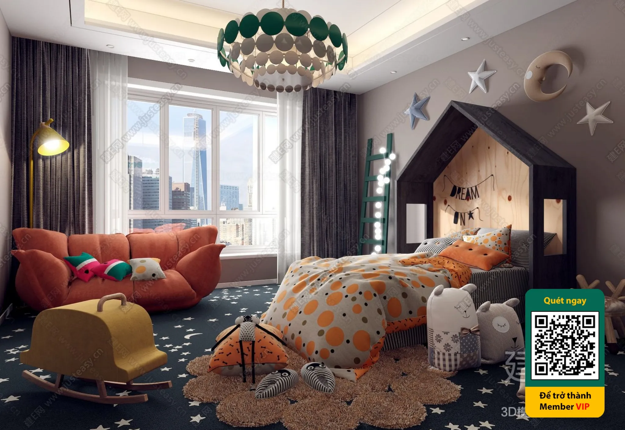 CHILDROOM SETS – VRAY / CORONA – 3D MODEL – 5440