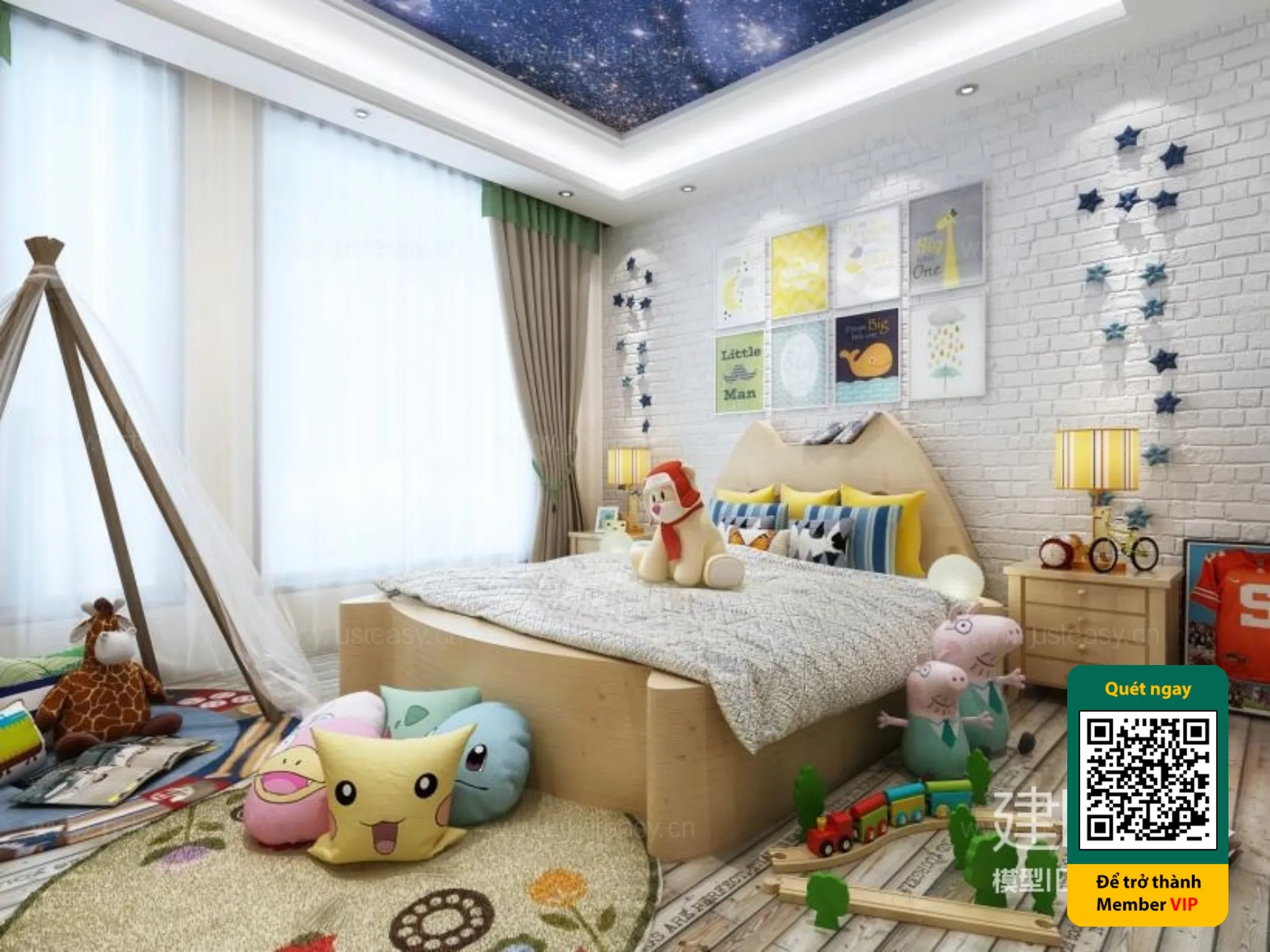 CHILDROOM SETS – VRAY / CORONA – 3D MODEL – 5442