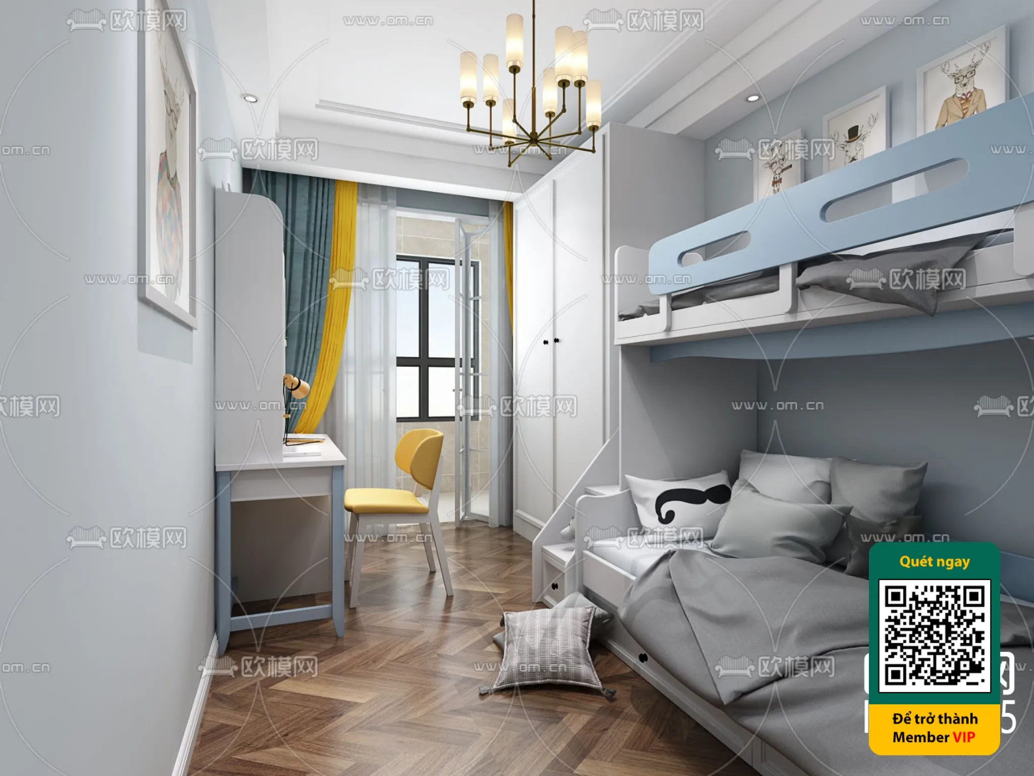 CHILDROOM SETS – VRAY / CORONA – 3D MODEL – 5443