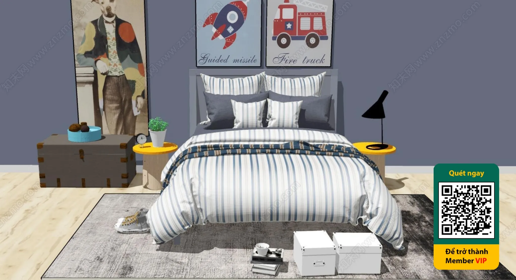 CHILDROOM SETS – VRAY / CORONA – 3D MODEL – 5444