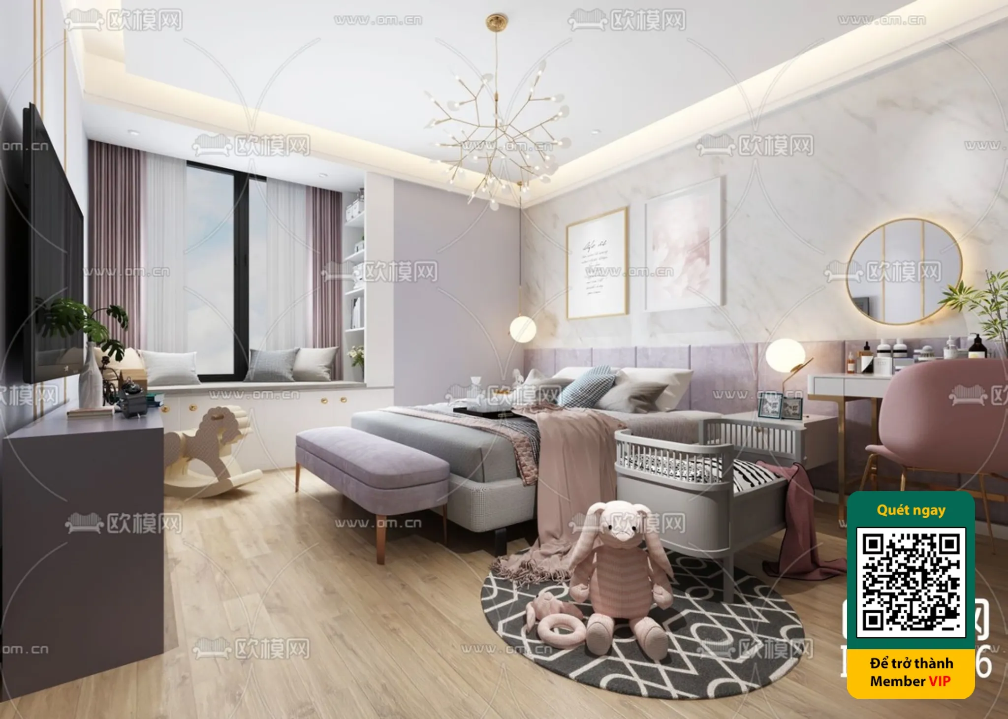 CHILDROOM SETS – VRAY / CORONA – 3D MODEL – 5447