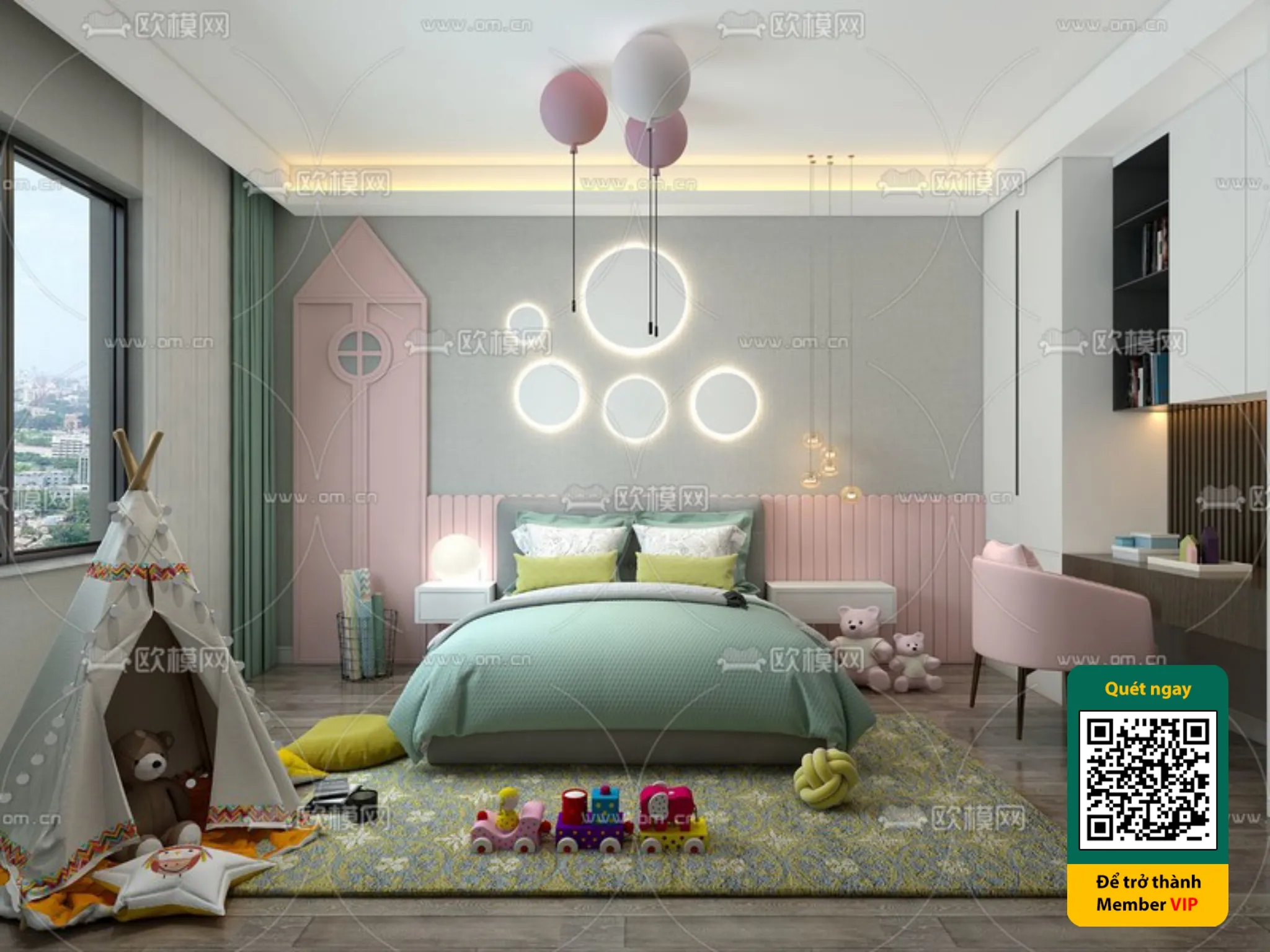 CHILDROOM SETS – VRAY / CORONA – 3D MODEL – 5467