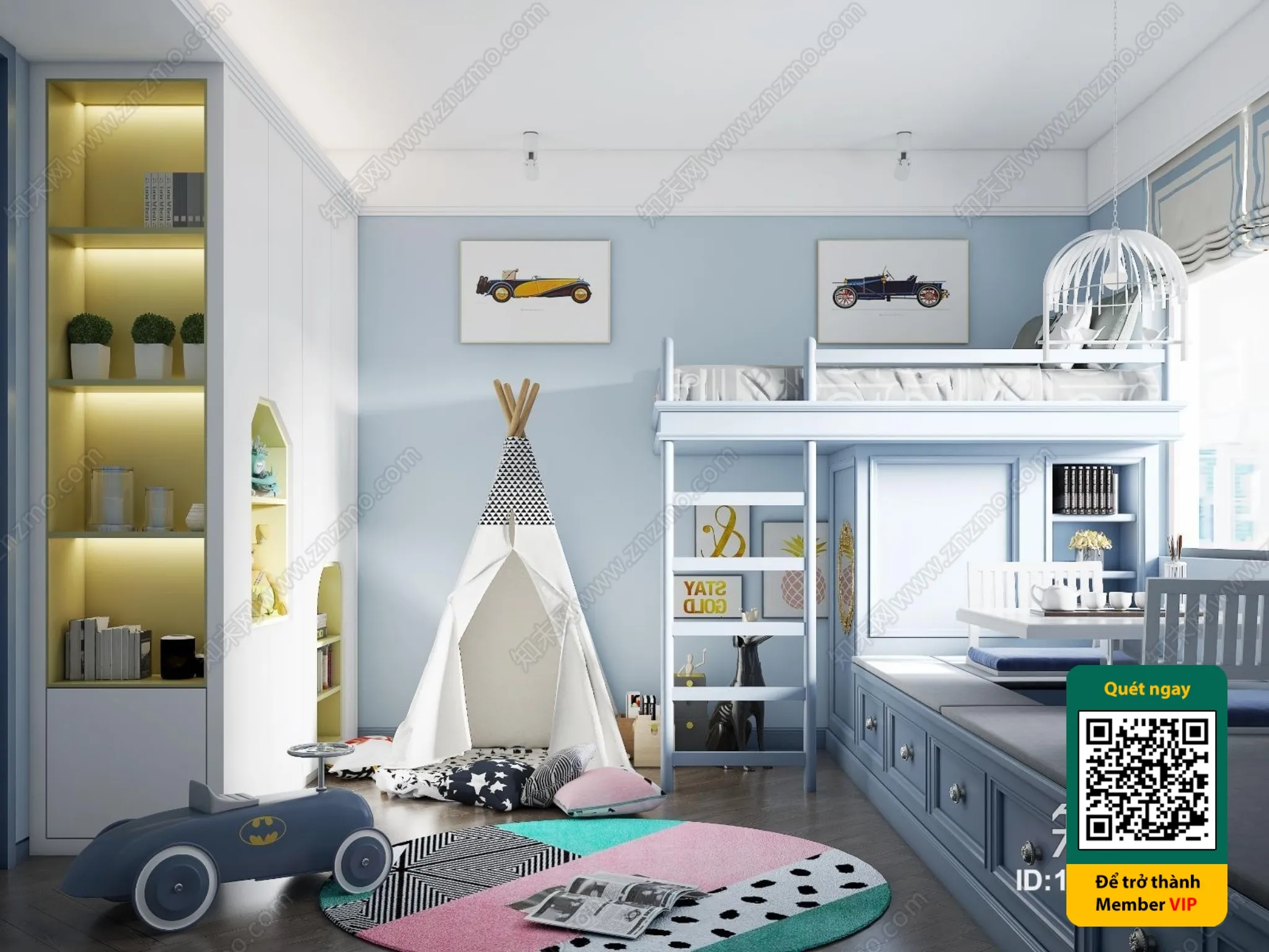 CHILDROOM SETS – VRAY / CORONA – 3D MODEL – 5469