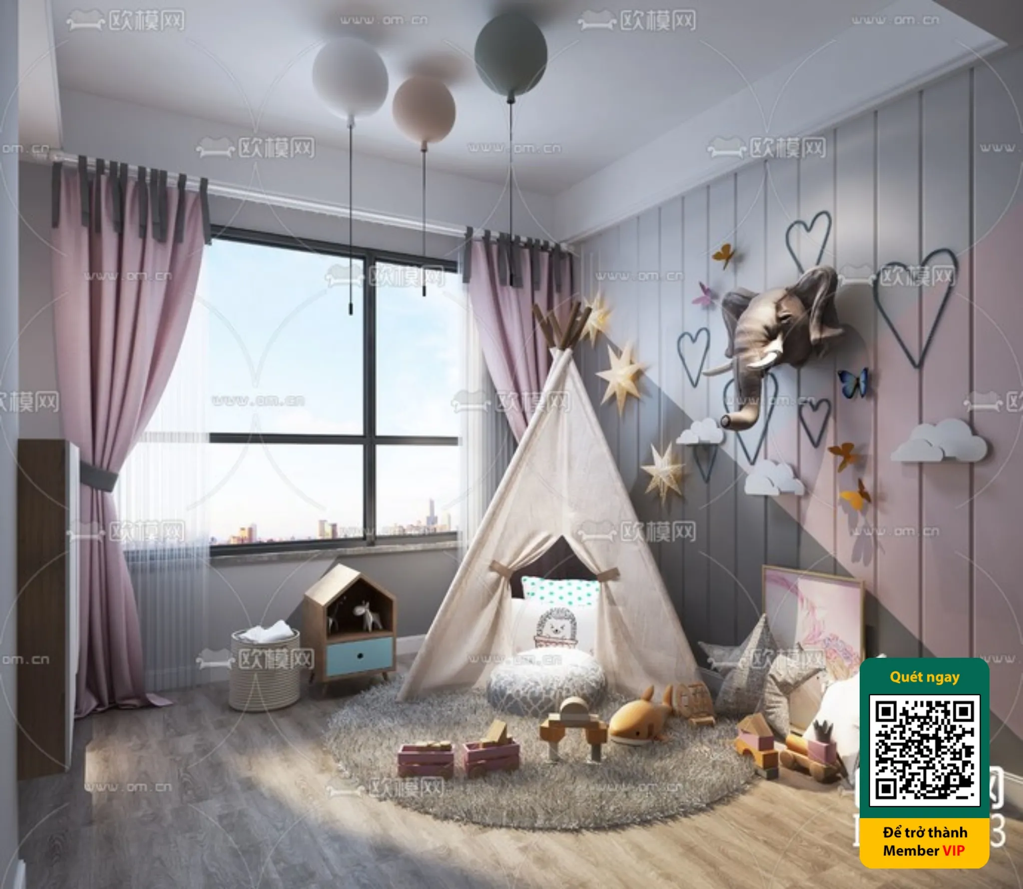 CHILDROOM SETS – VRAY / CORONA – 3D MODEL – 5471