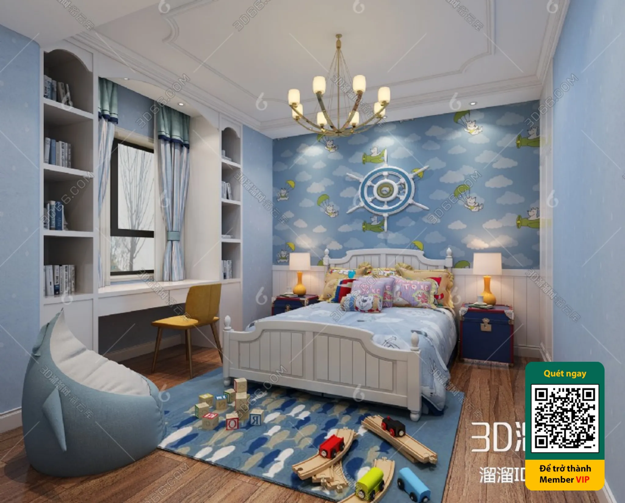 CHILDROOM SETS – VRAY / CORONA – 3D MODEL – 5476