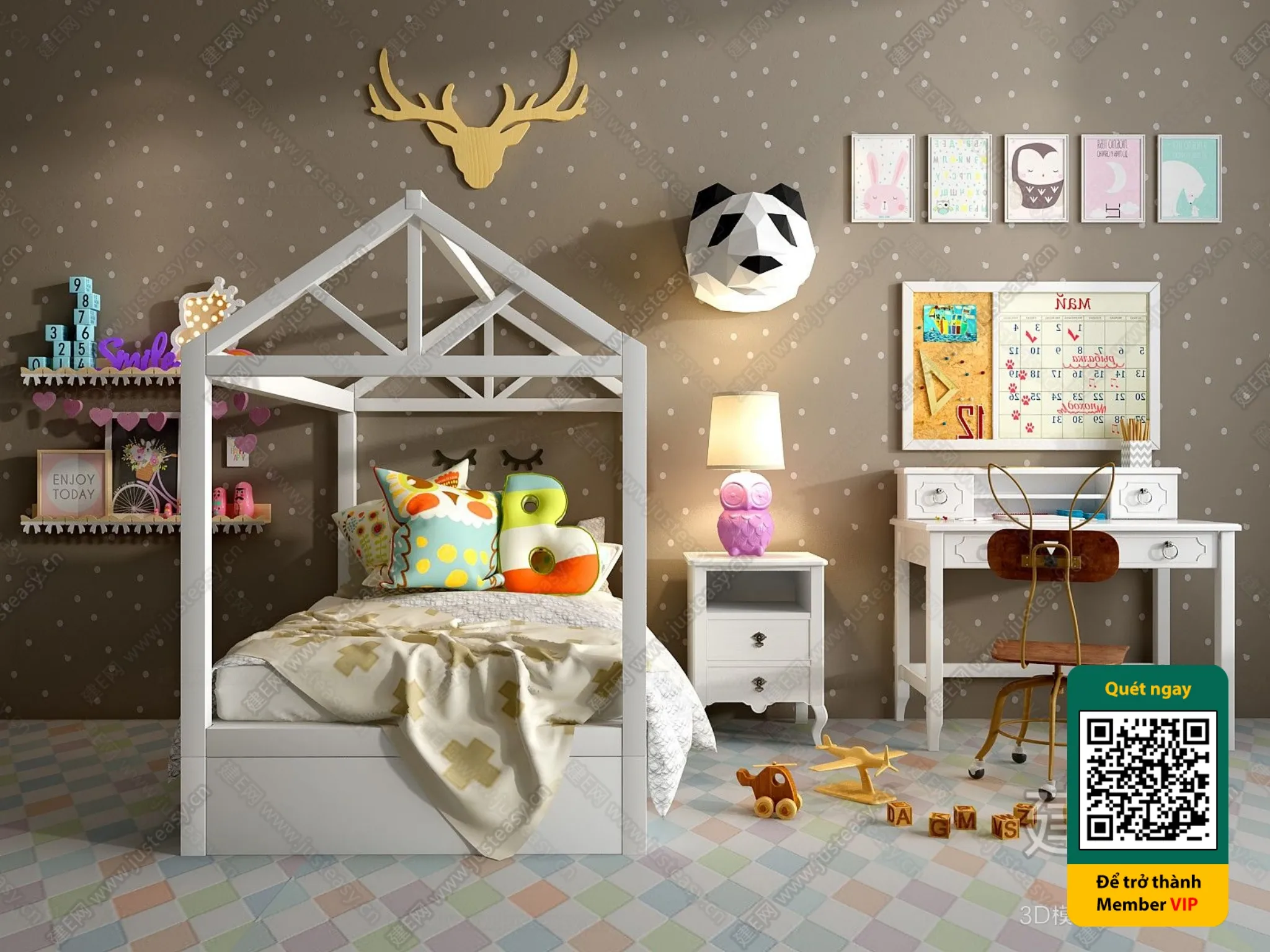 CHILDROOM SETS – VRAY / CORONA – 3D MODEL – 5484