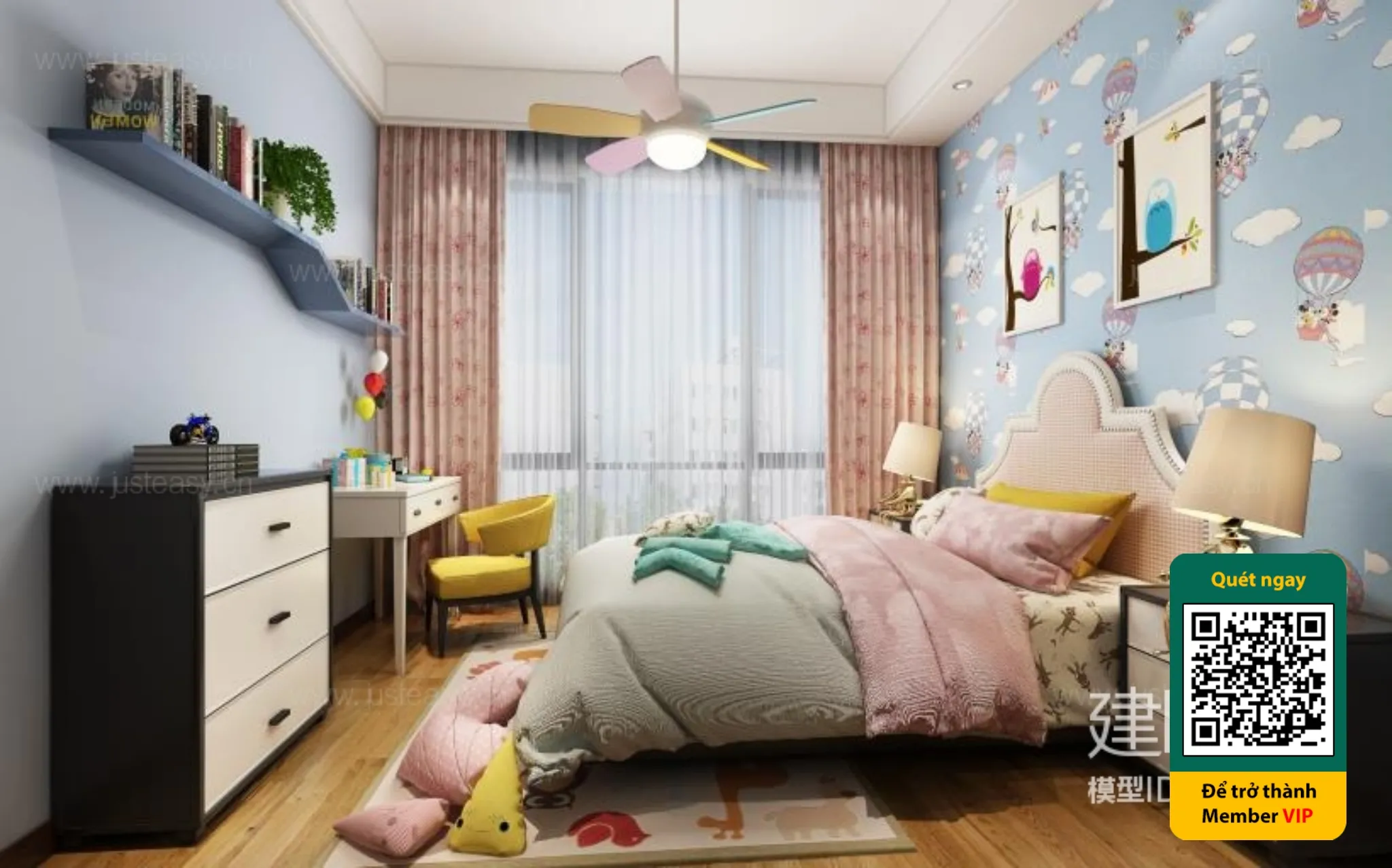 CHILDROOM SETS – VRAY / CORONA – 3D MODEL – 5494