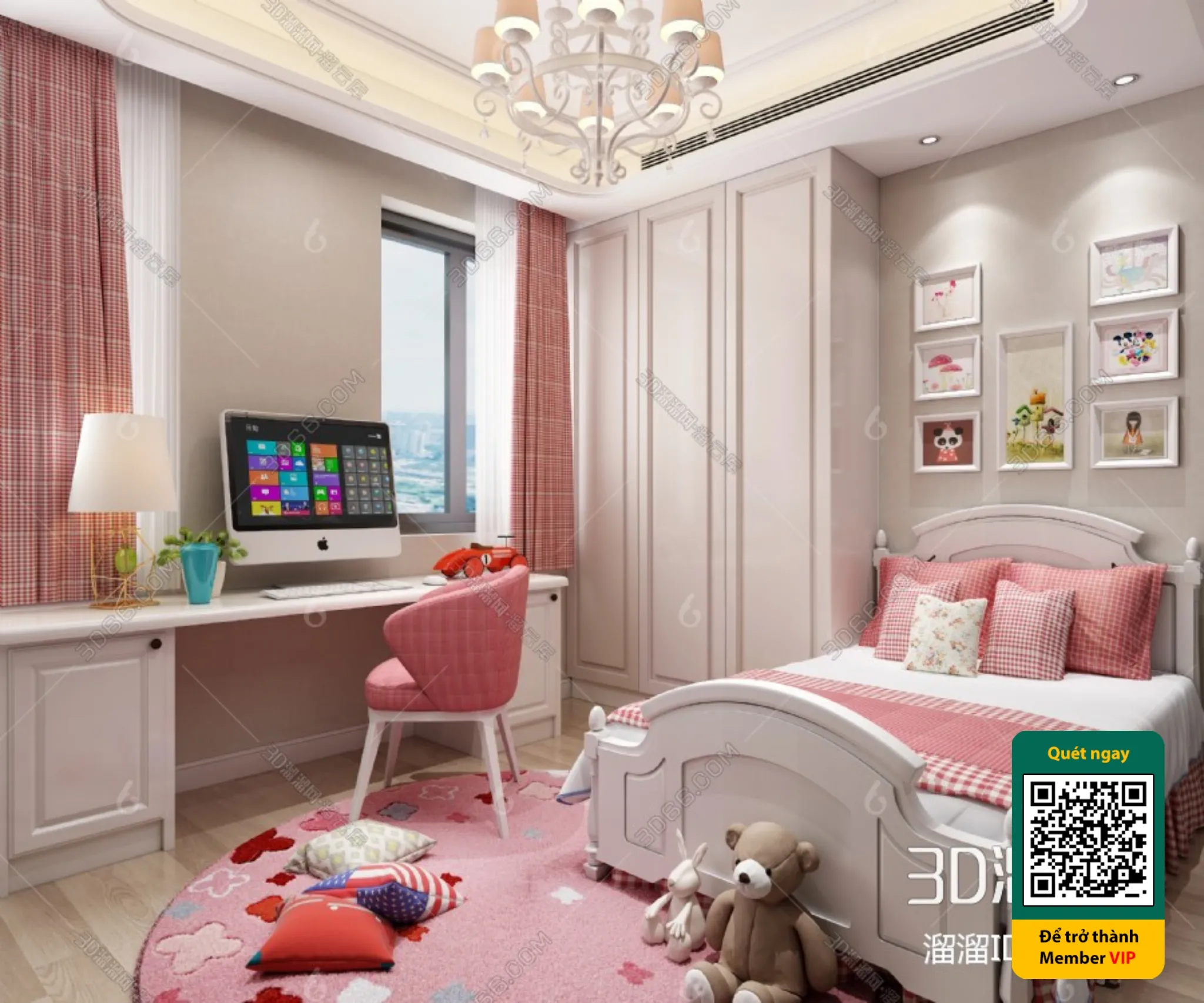 CHILDROOM SETS – VRAY / CORONA – 3D MODEL – 5504