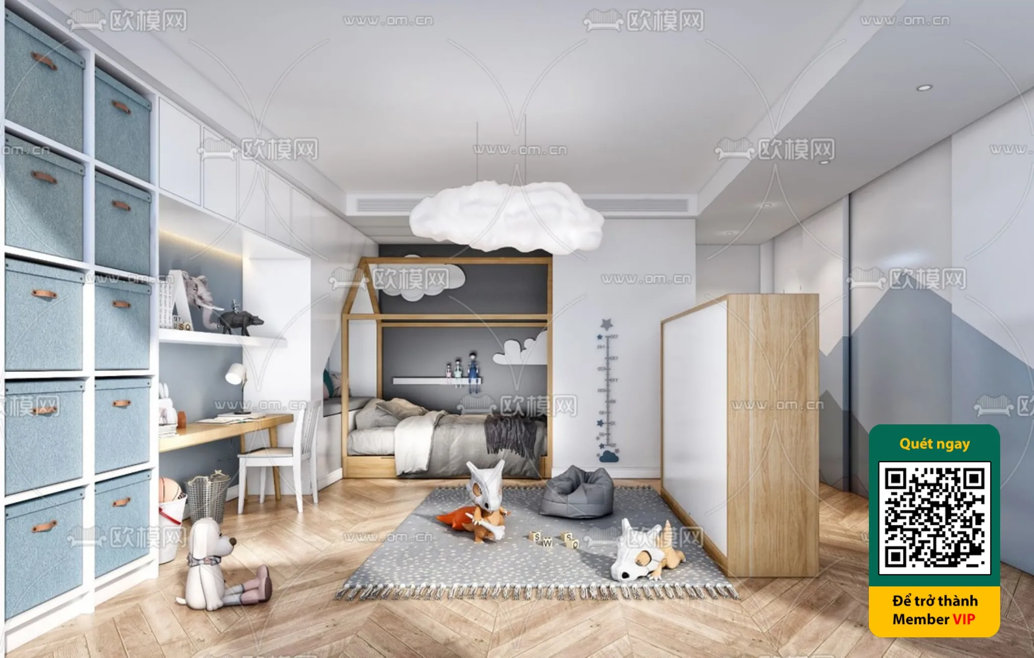 CHILDROOM SETS – VRAY / CORONA – 3D MODEL – 5506