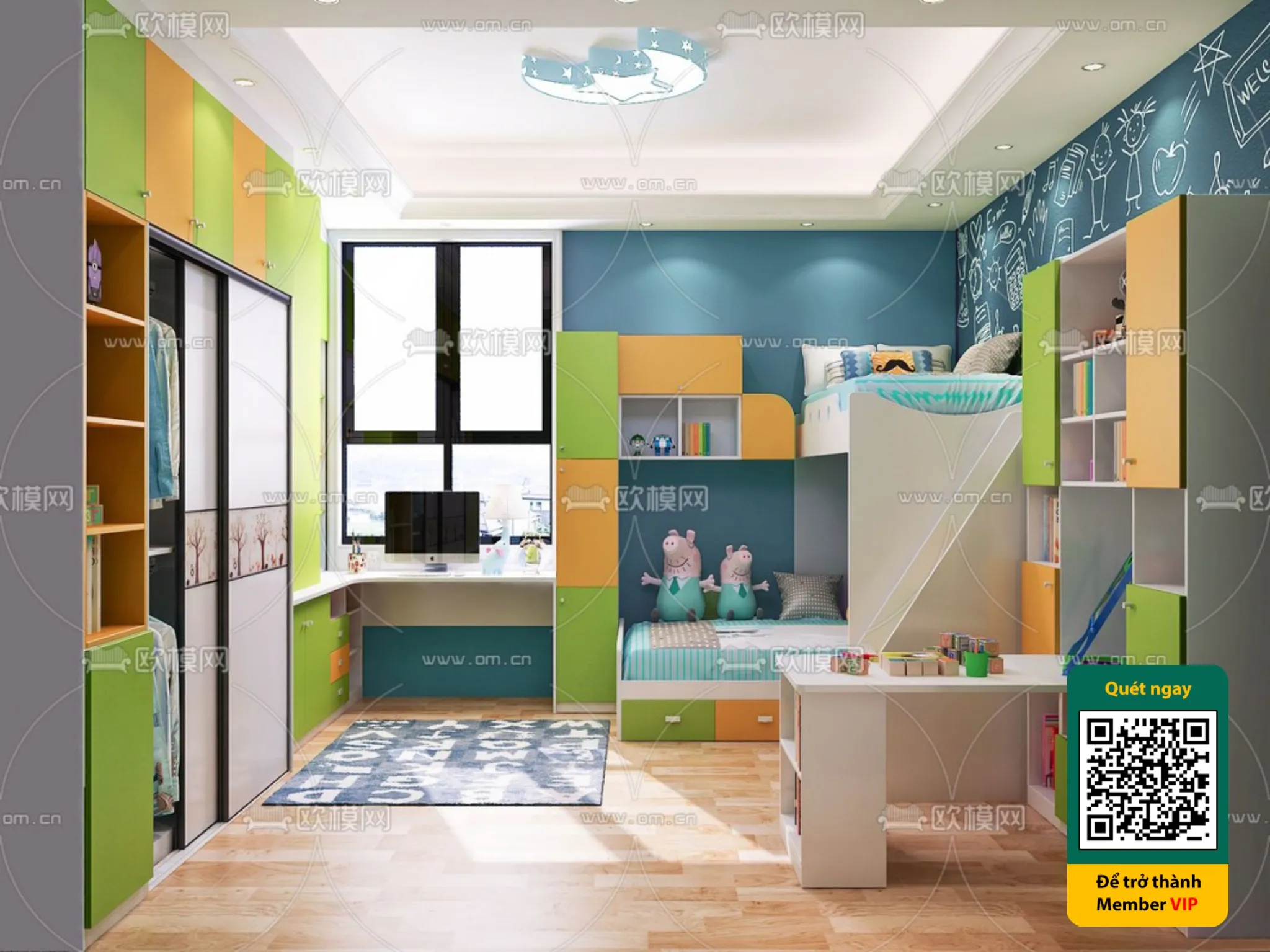 CHILDROOM SETS – VRAY / CORONA – 3D MODEL – 5507