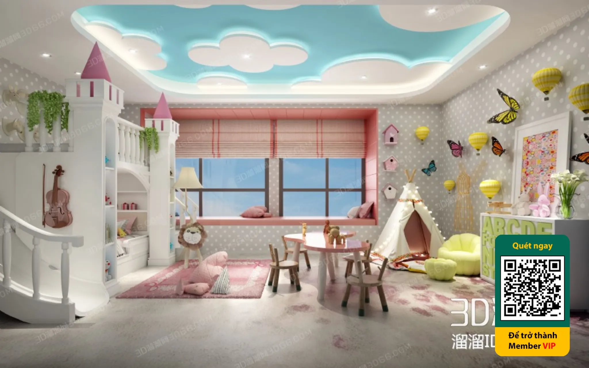 CHILDROOM SETS – VRAY / CORONA – 3D MODEL – 5666